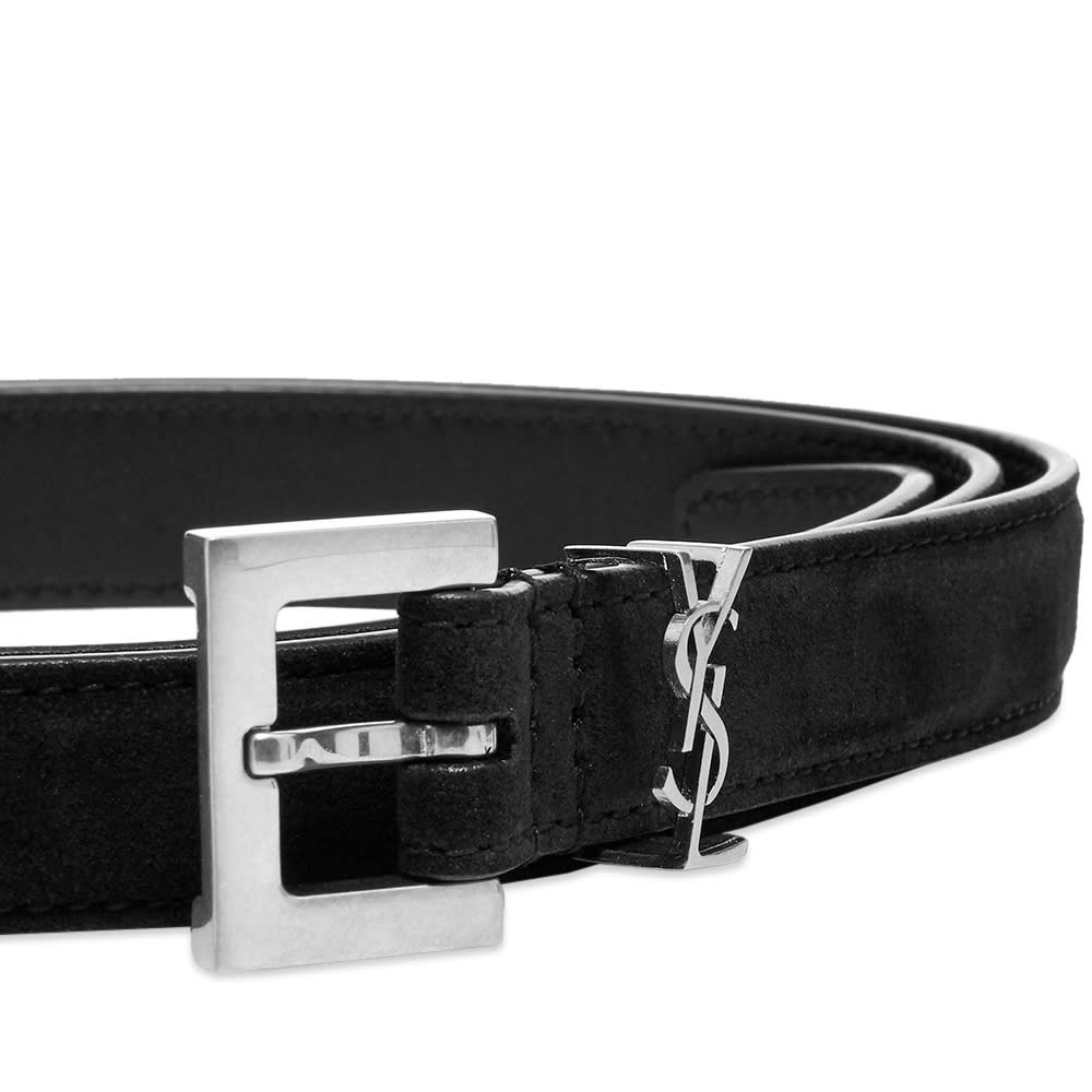 Saint Laurent YSL Metal Logo Belt - 2