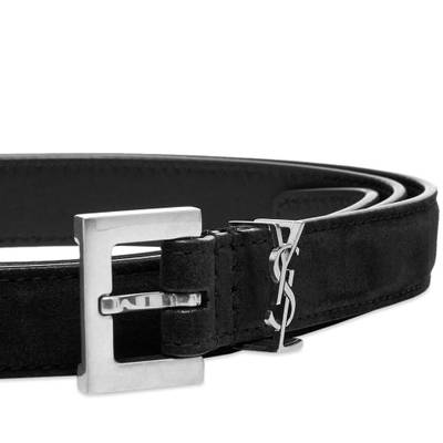 SAINT LAURENT Saint Laurent YSL Metal Logo Belt outlook