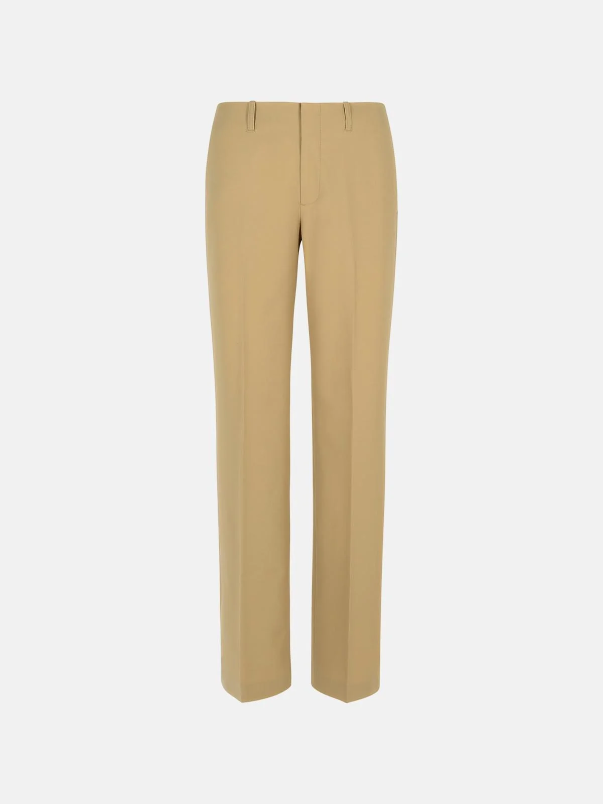'SASIA' BEIGE POLYESTER BLEND PANTS - 1