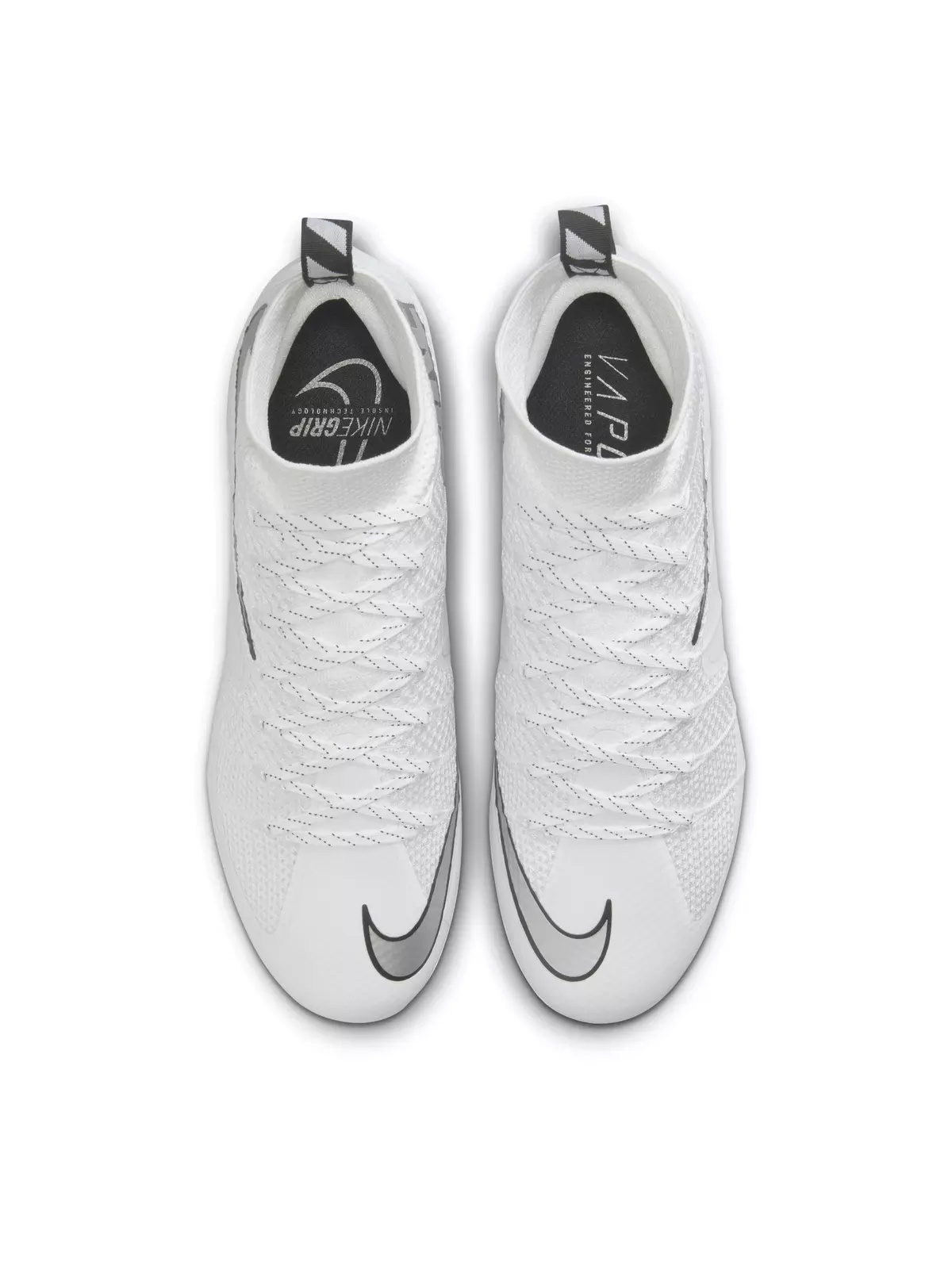 Vapor Edge 360 Untouchable "White/Metallic Silver/Black" Men's Football Cleat - 6
