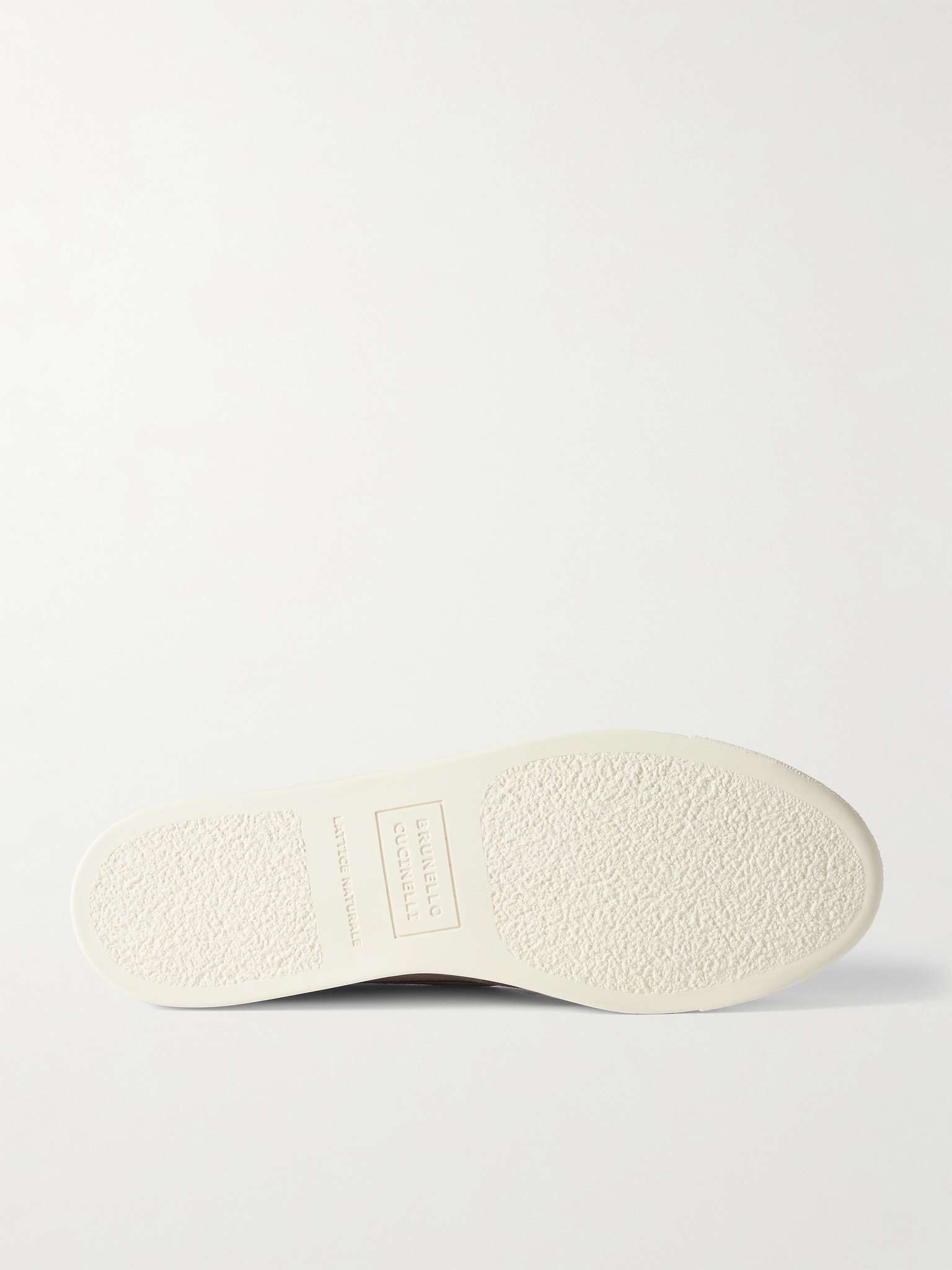 Herringbone Suede Loafers - 3