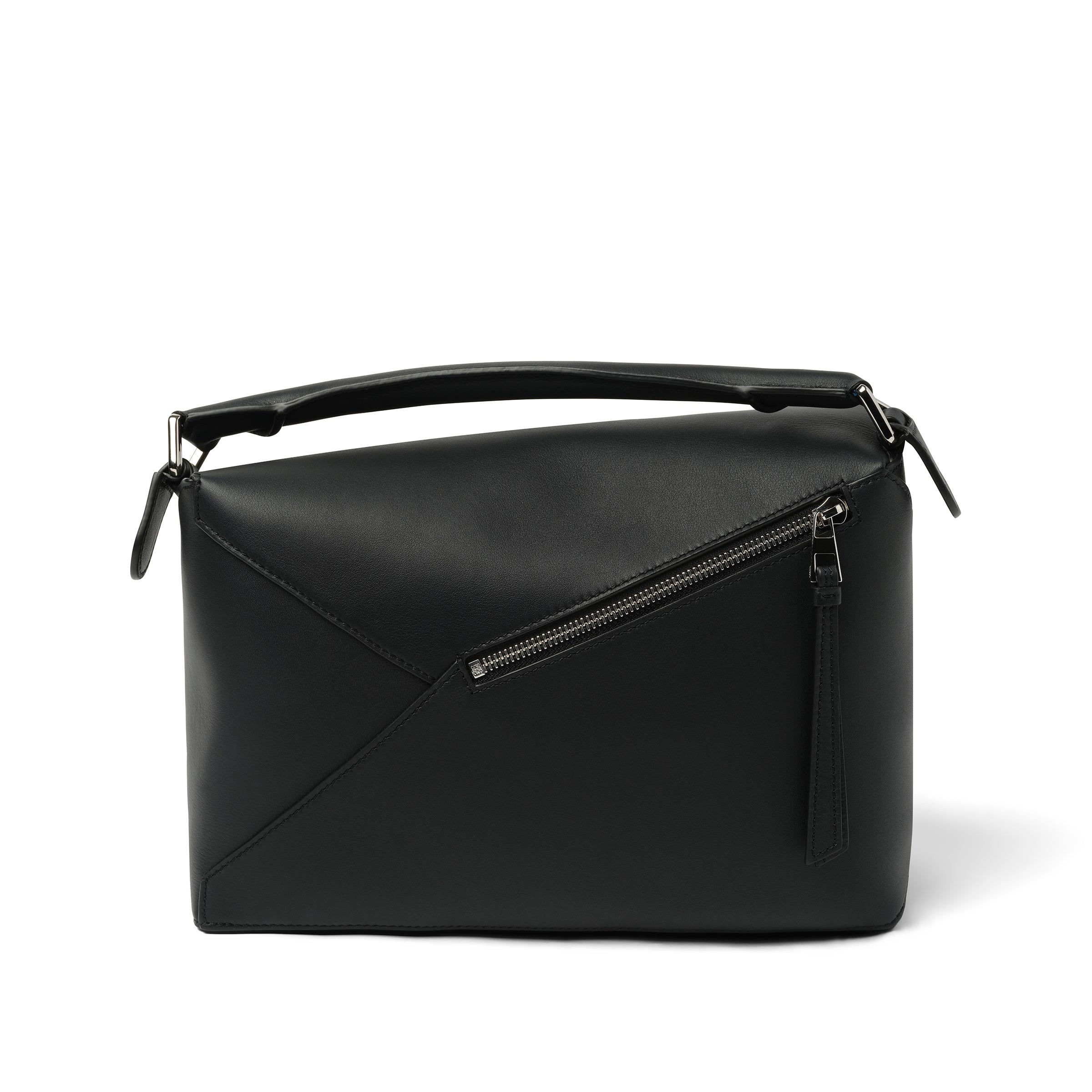 Puzzle Edge Bag in Black - 5