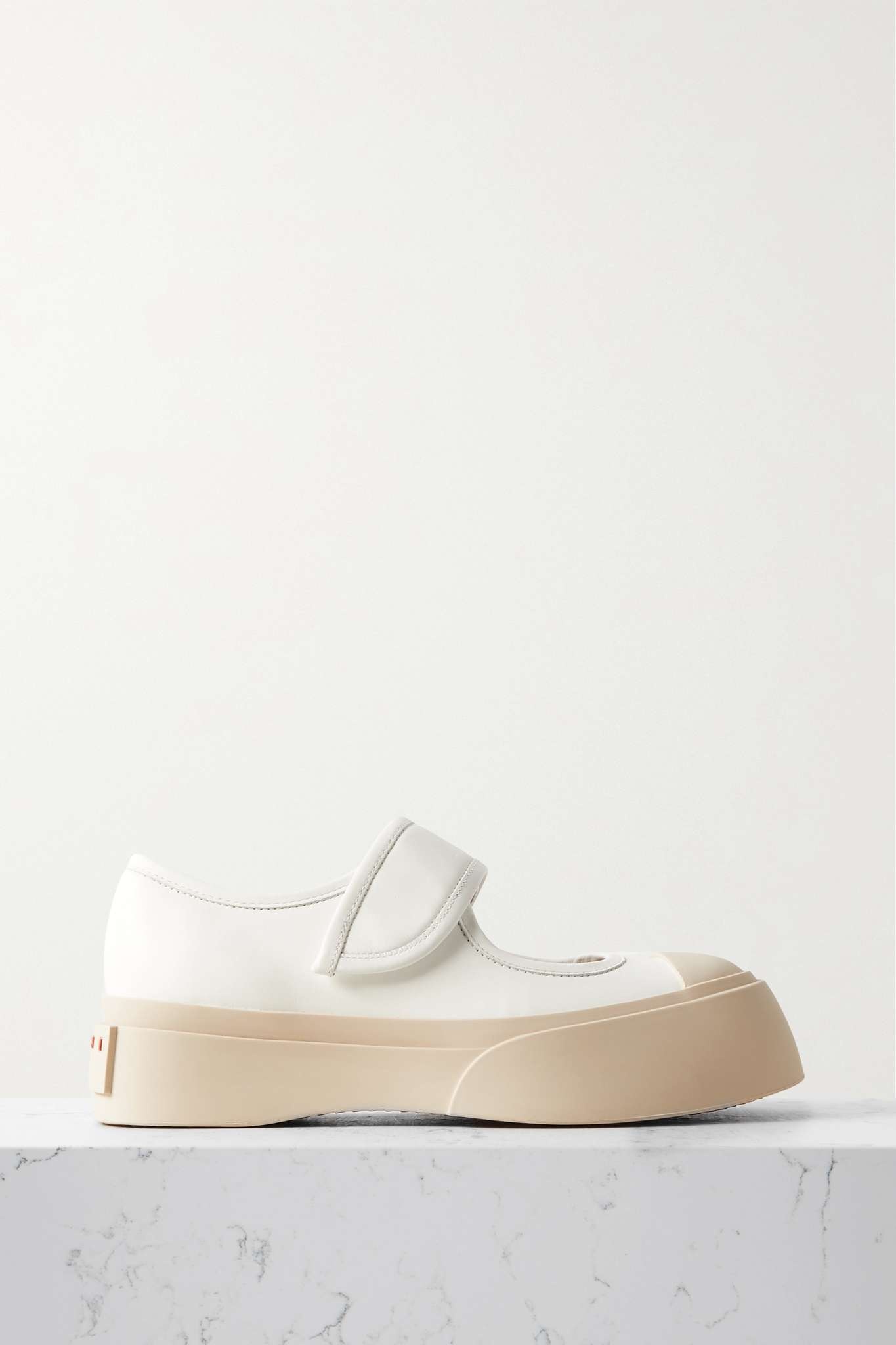スニーカー MARNI Mary Jane Sneakers - Marni - Leather - White s-l400.jpg