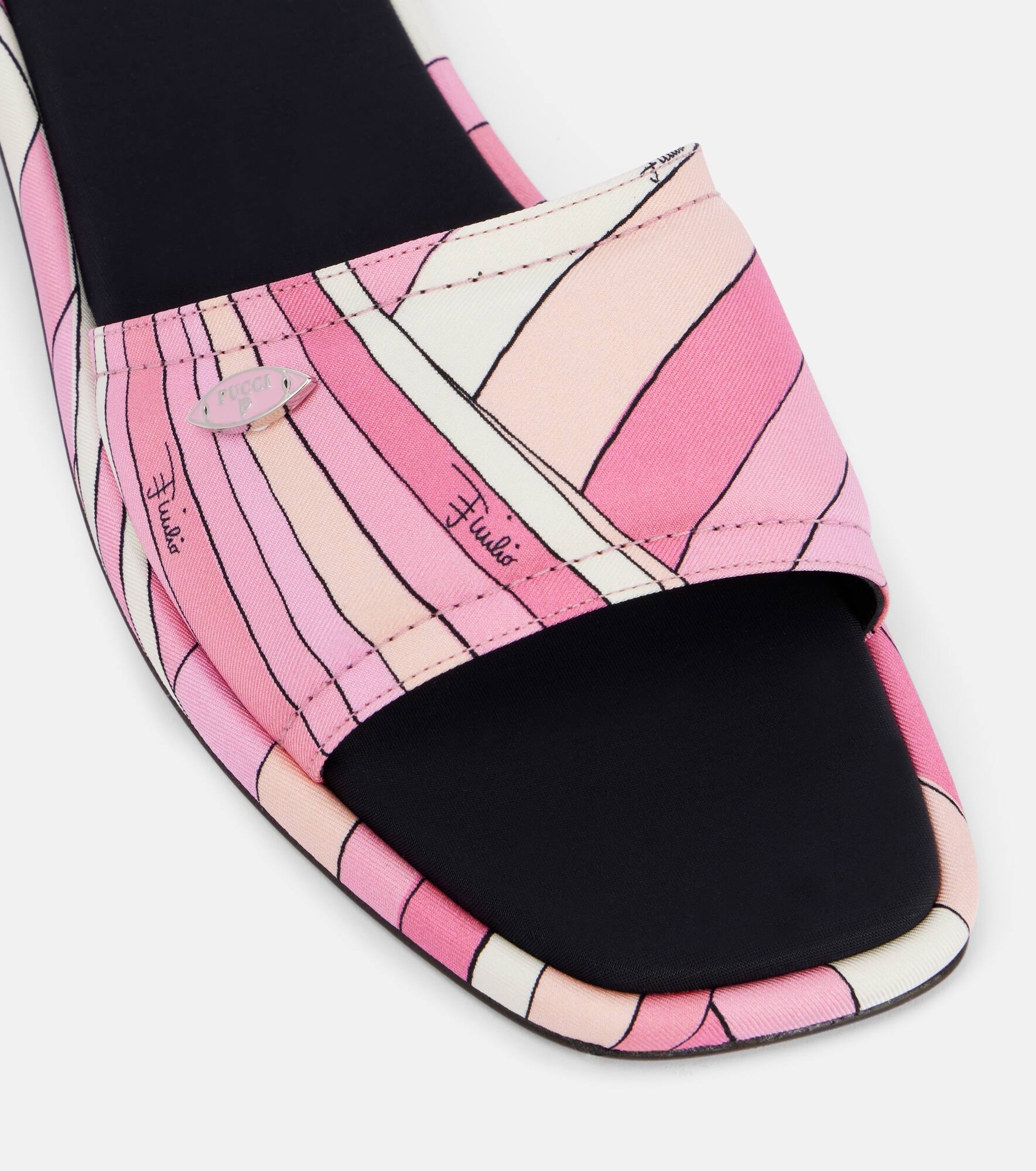Iride twill thong sandals - 5