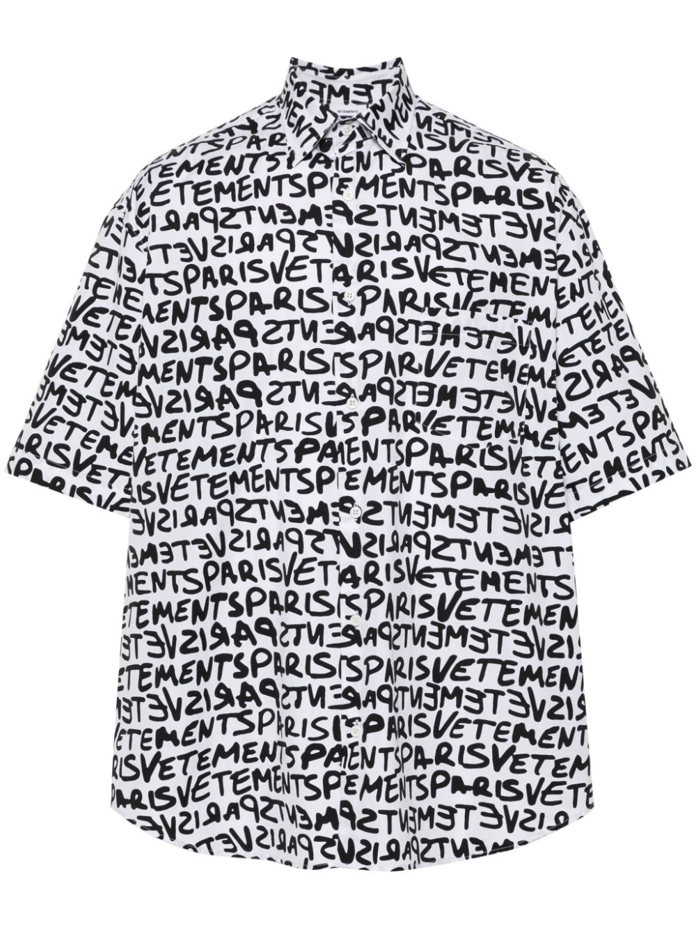 logo-print shirt - 1