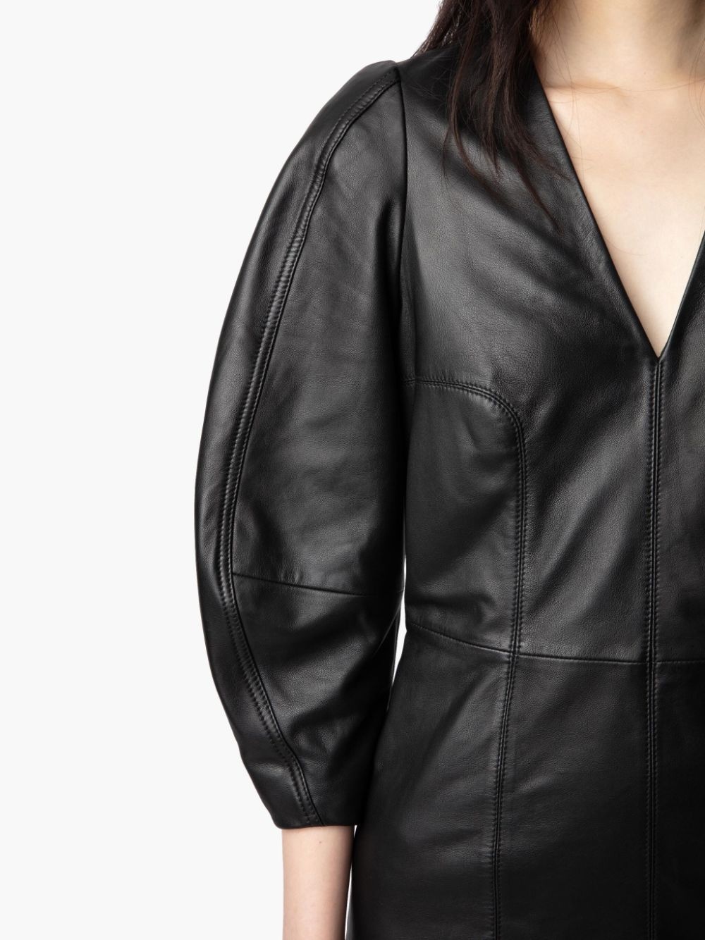 leather minidress - 5