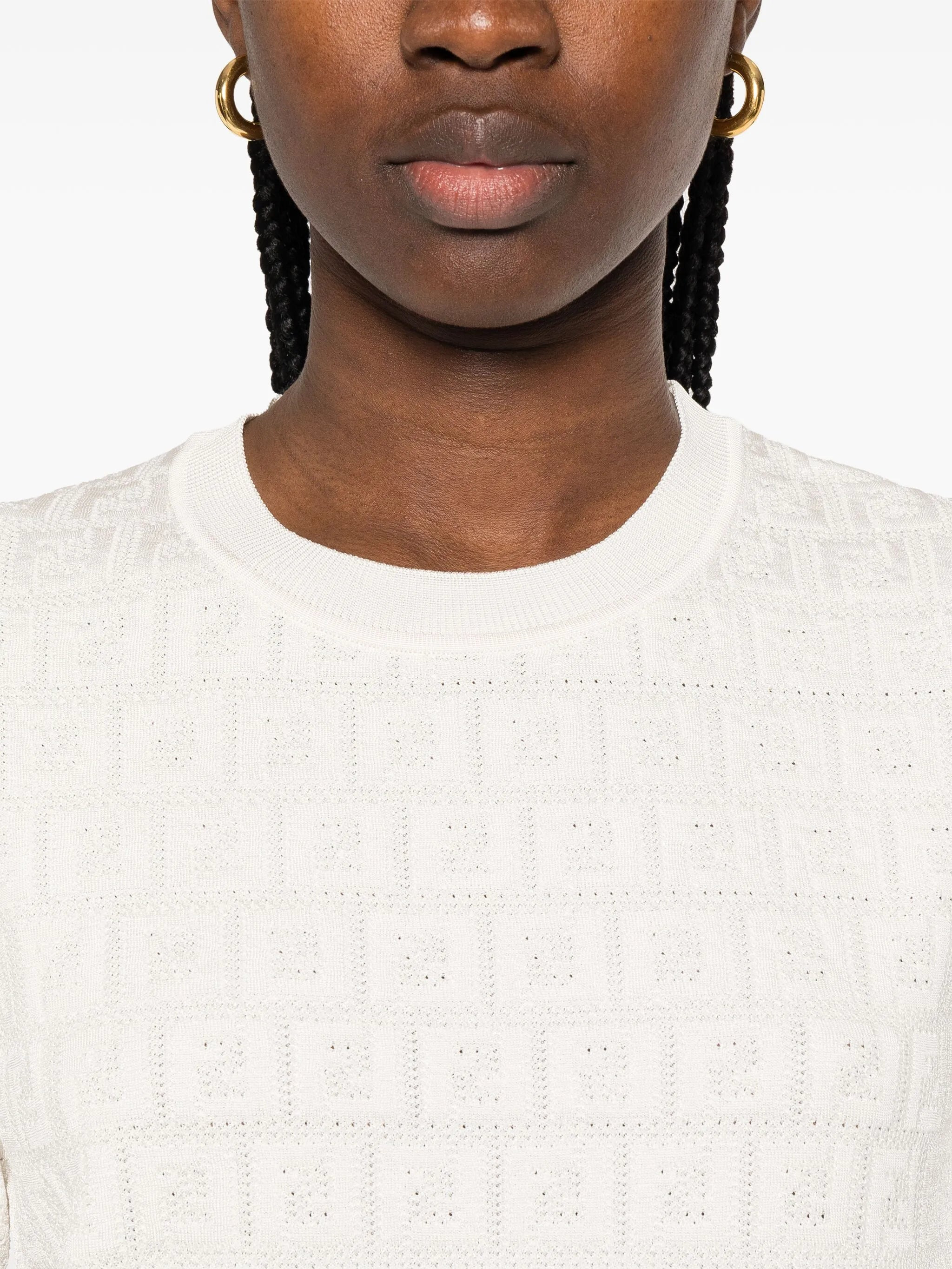 FF-jacquard T-shirt - 3