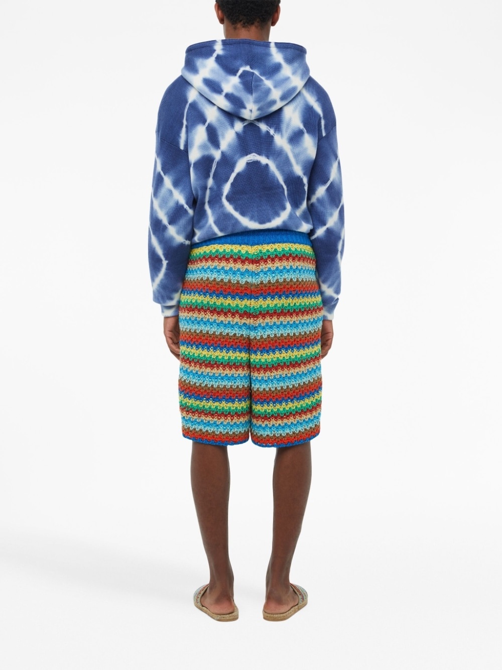 Over The Rainbow crochet-knit shorts - 5