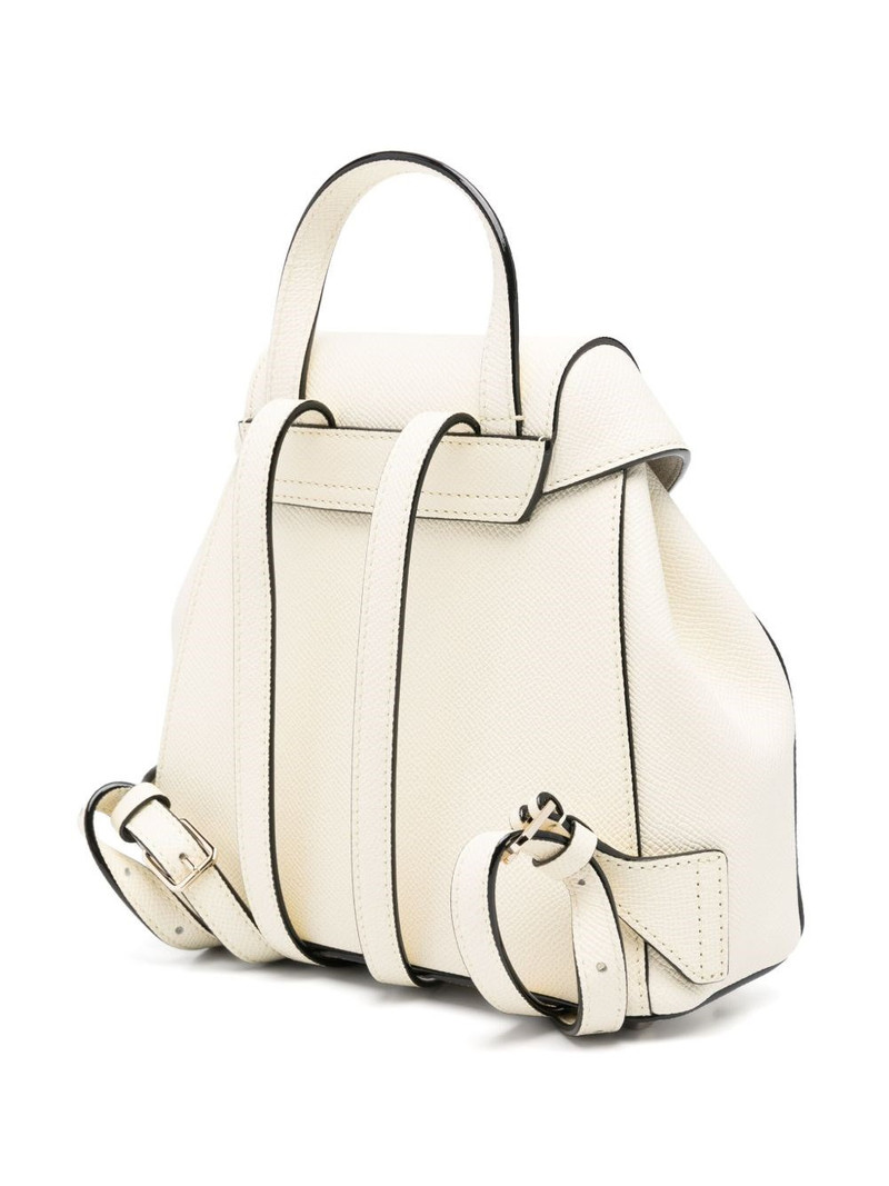 Valextra Iside mini leather backpack outlook