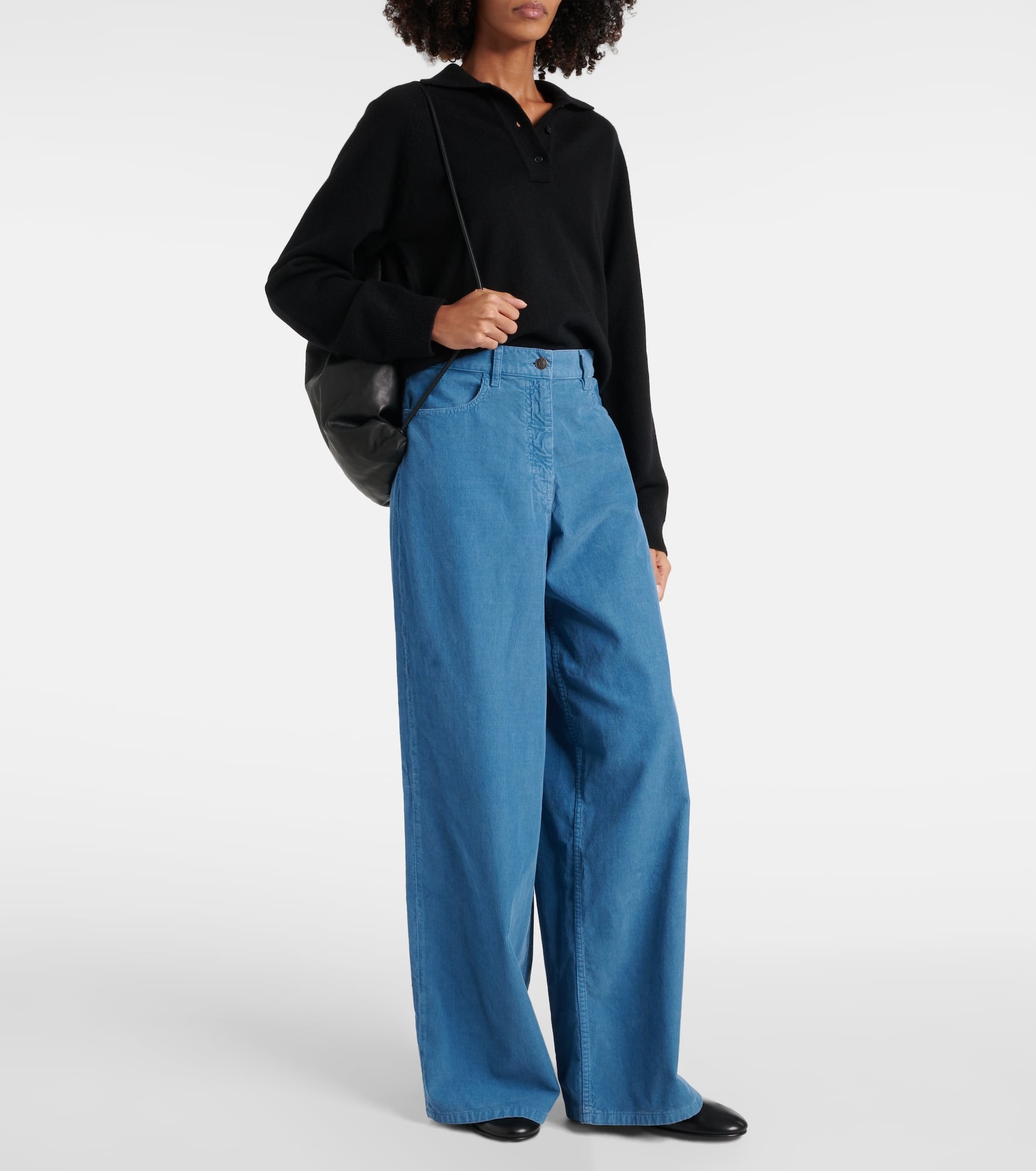 Chan cotton corduroy wide-leg pants - 2