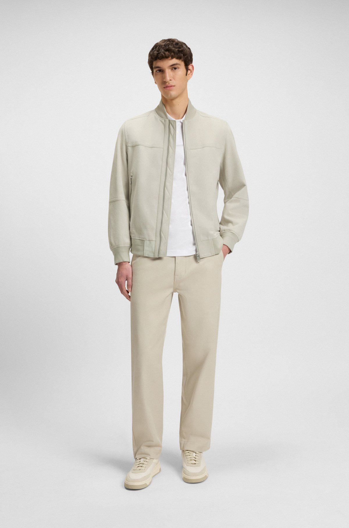 REGULAR-FIT JACKET IN SUEDE - 3