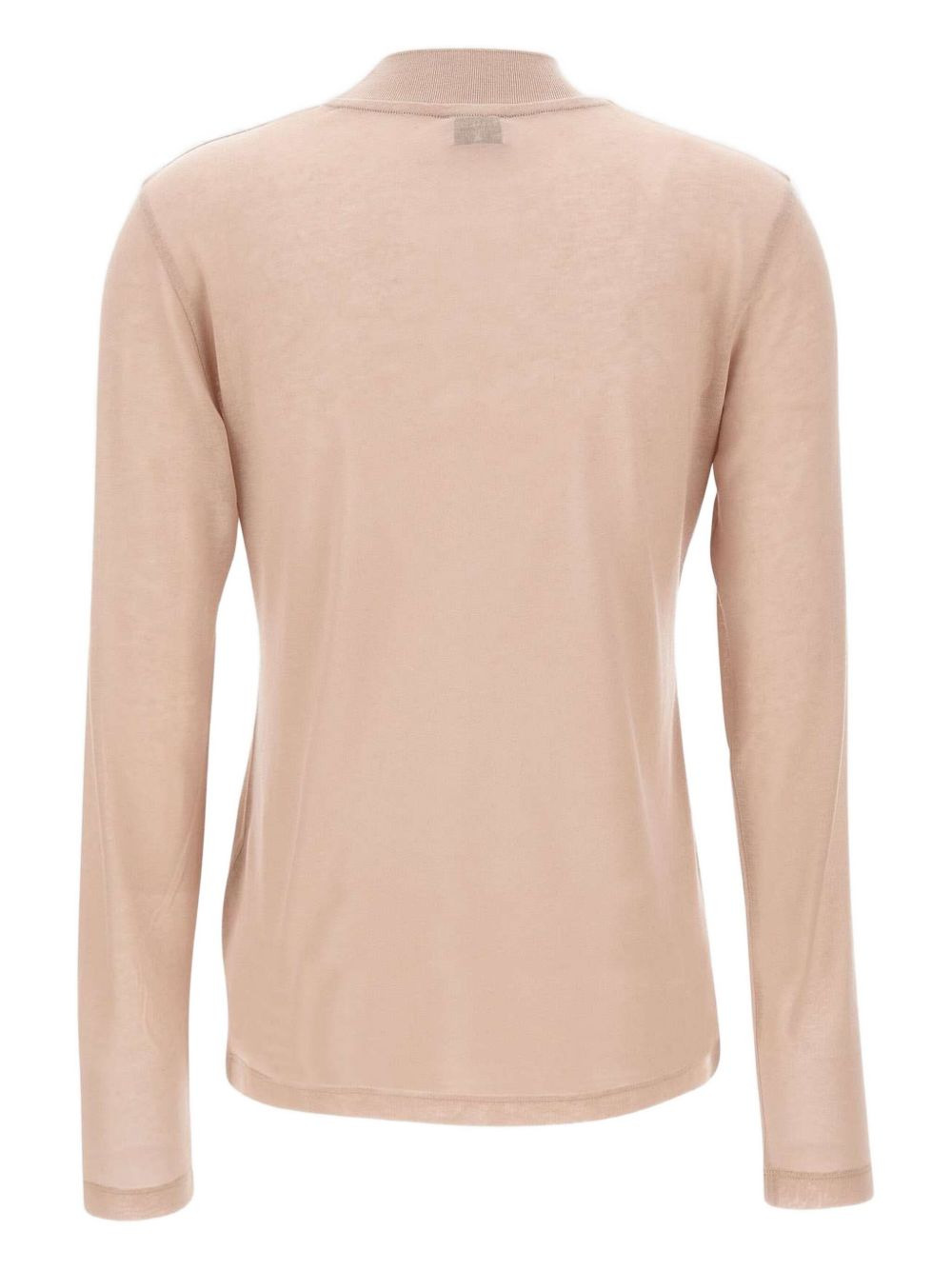mock-neck long-sleeve top - 2