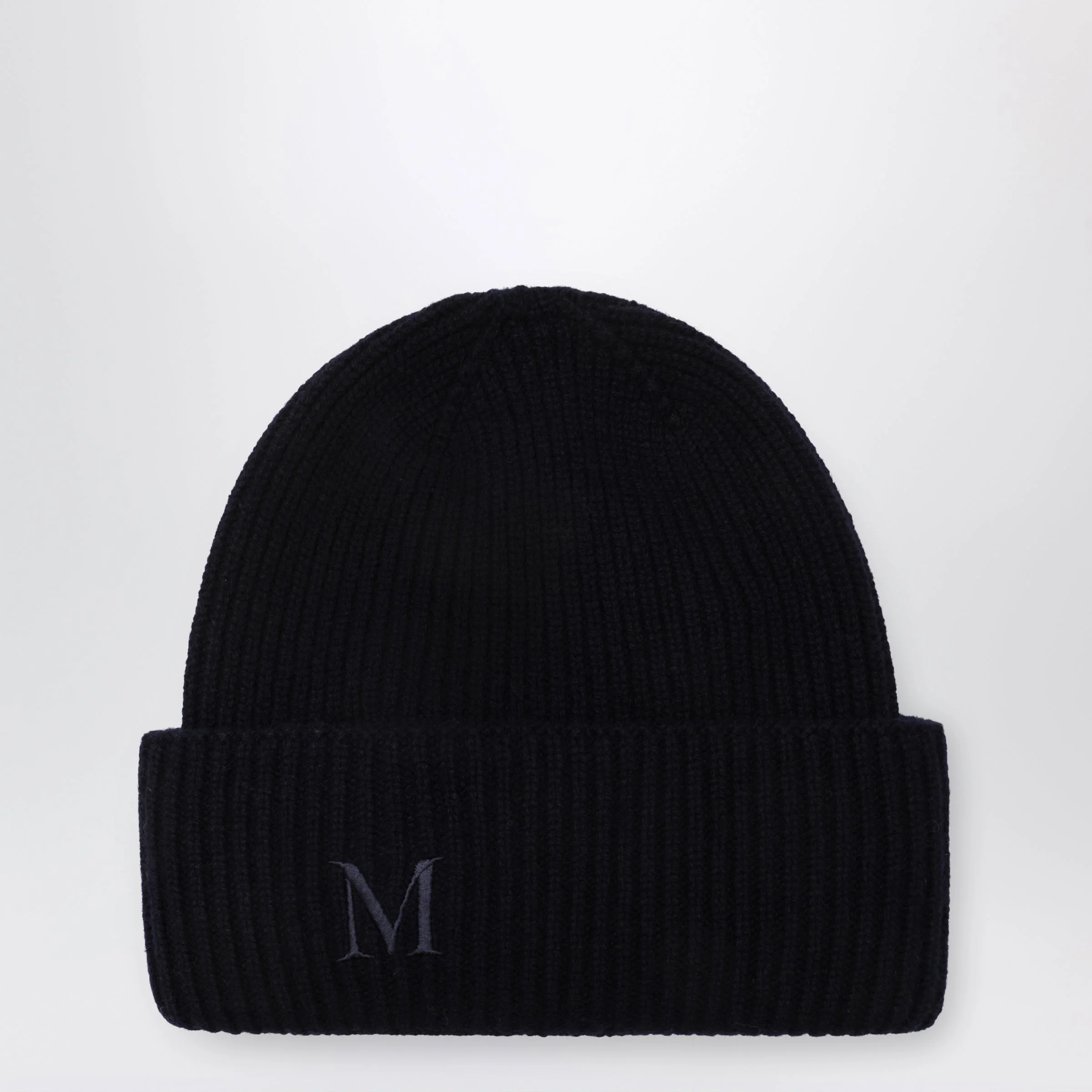 Blue beanie in cashmere - 1