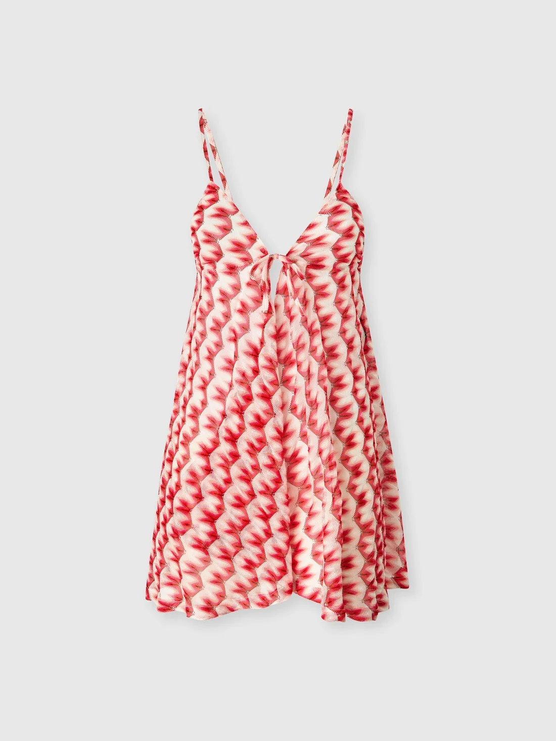 Cover-up jumpsuit in viscose with floral pattern - 1