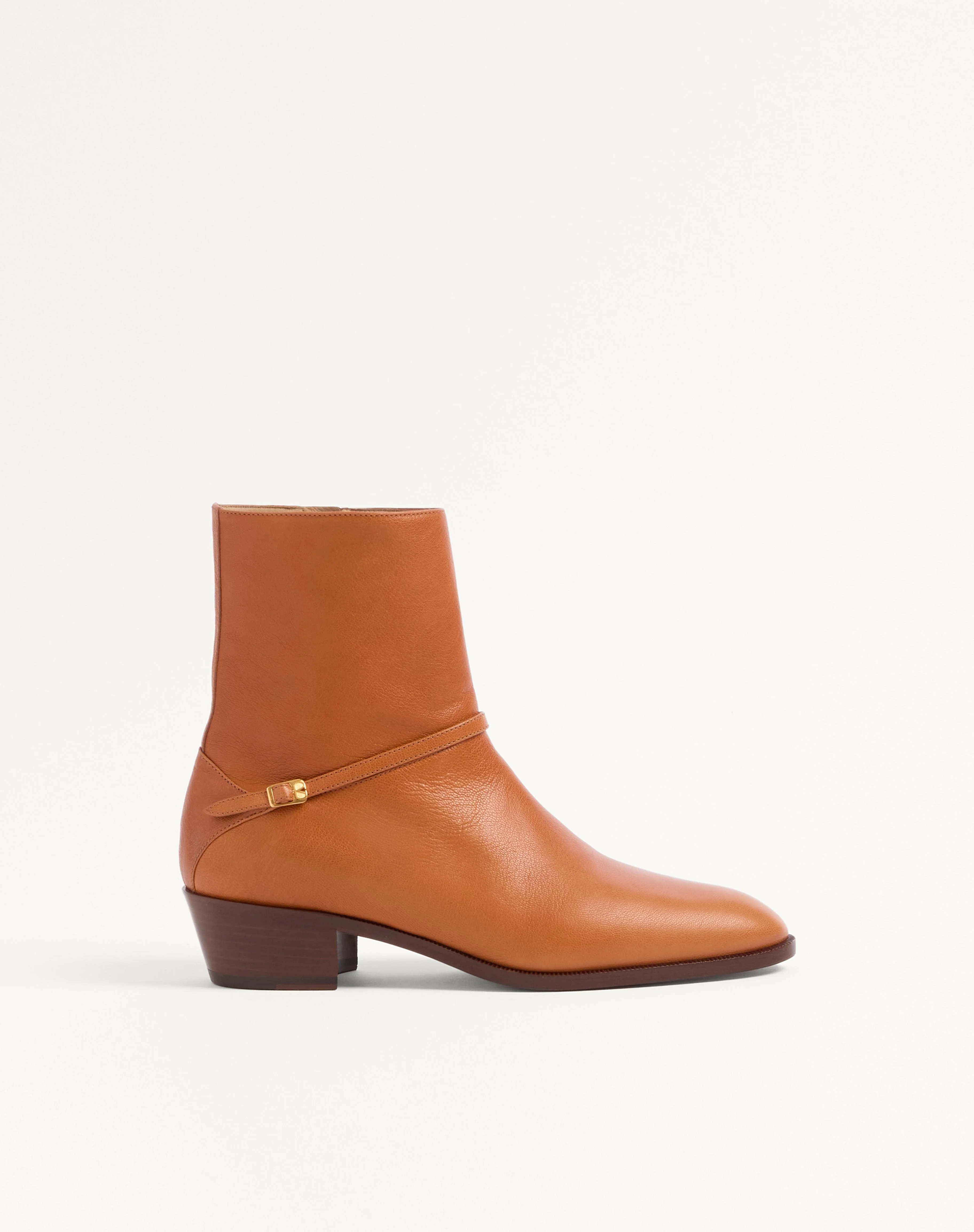 PAT ANKLE BOOT IN KIDSKIN - 1