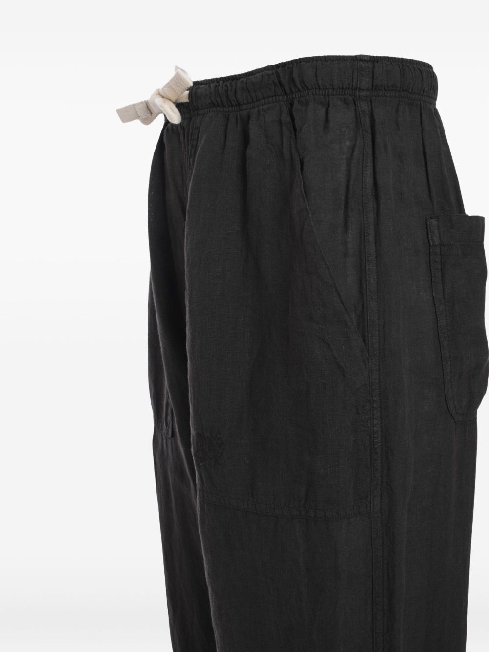 drawstring-waistband trousers - 4