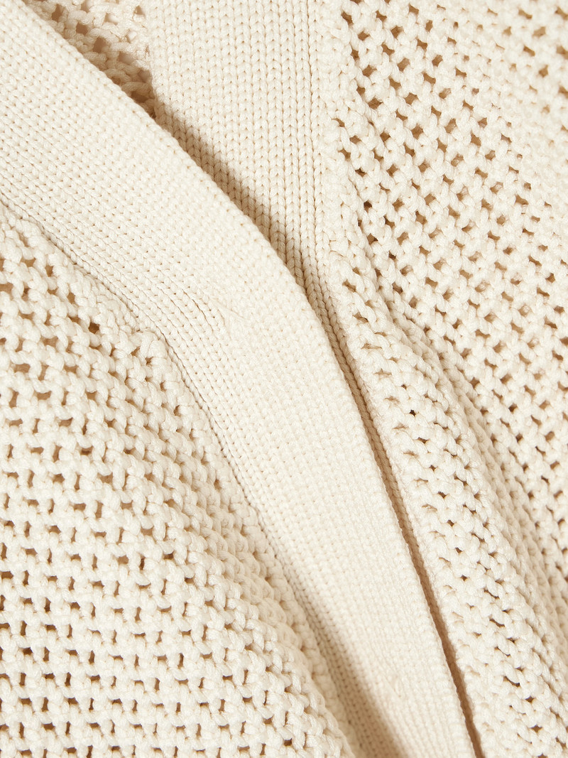 Open-knit Silk-blend Cardigan 4