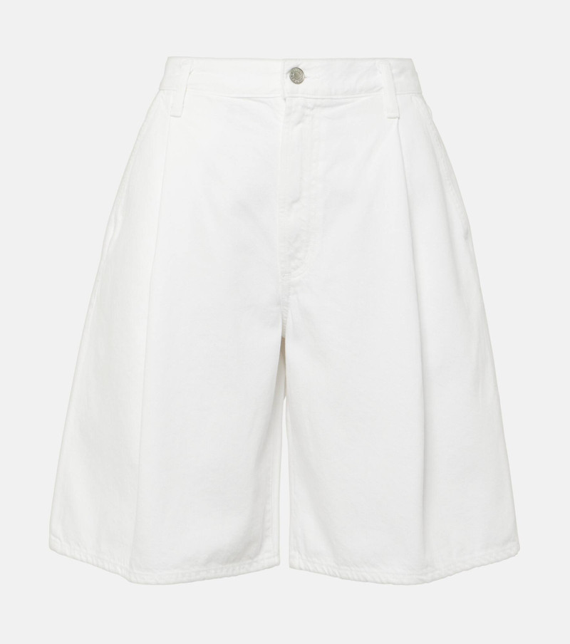 Ellis mid-rise denim Bermuda shorts 1