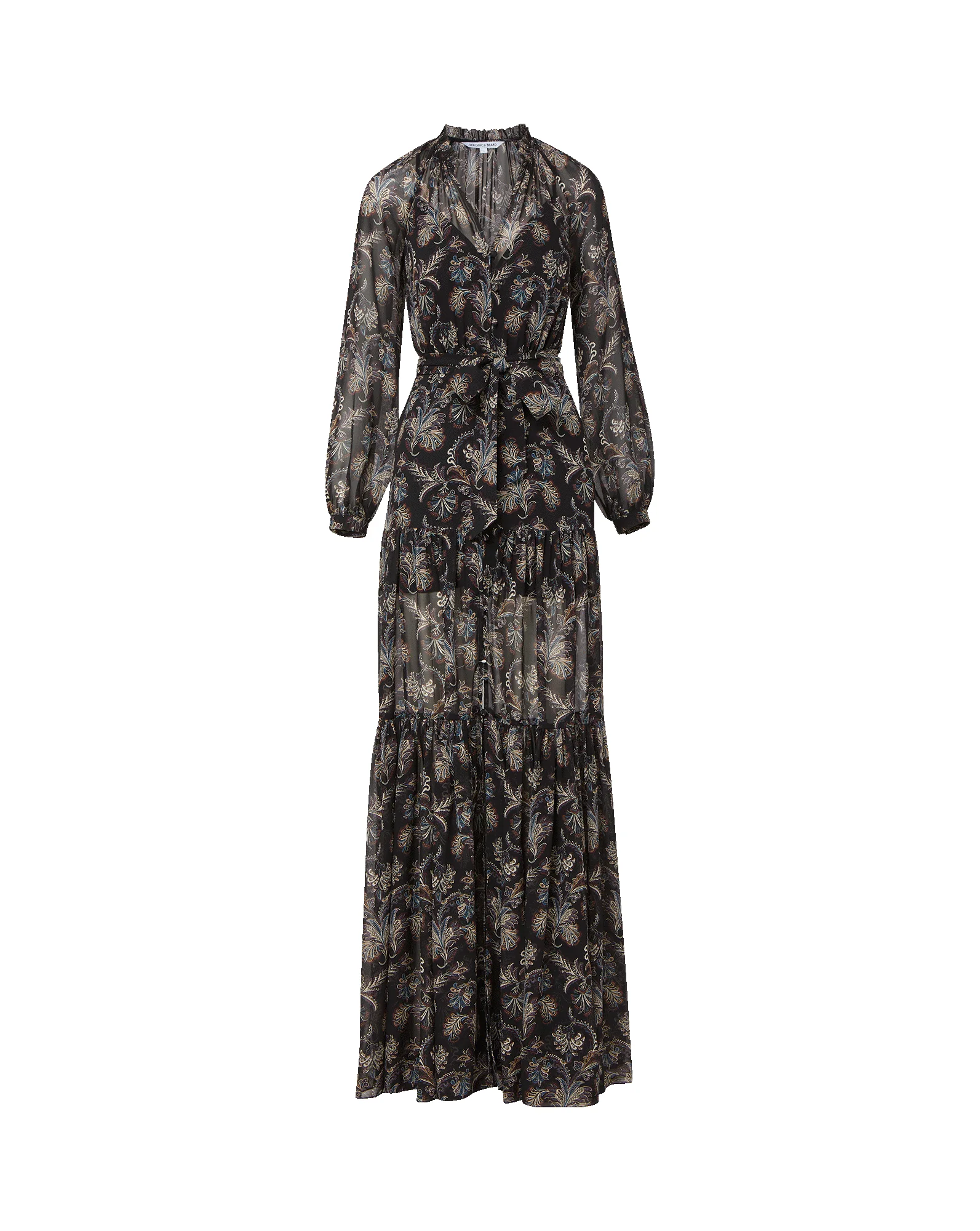 ISRA SILK MAXI DRESS - 1