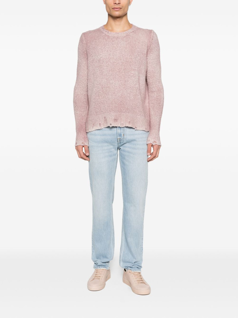 Avant Toi distressed knit sweater outlook
