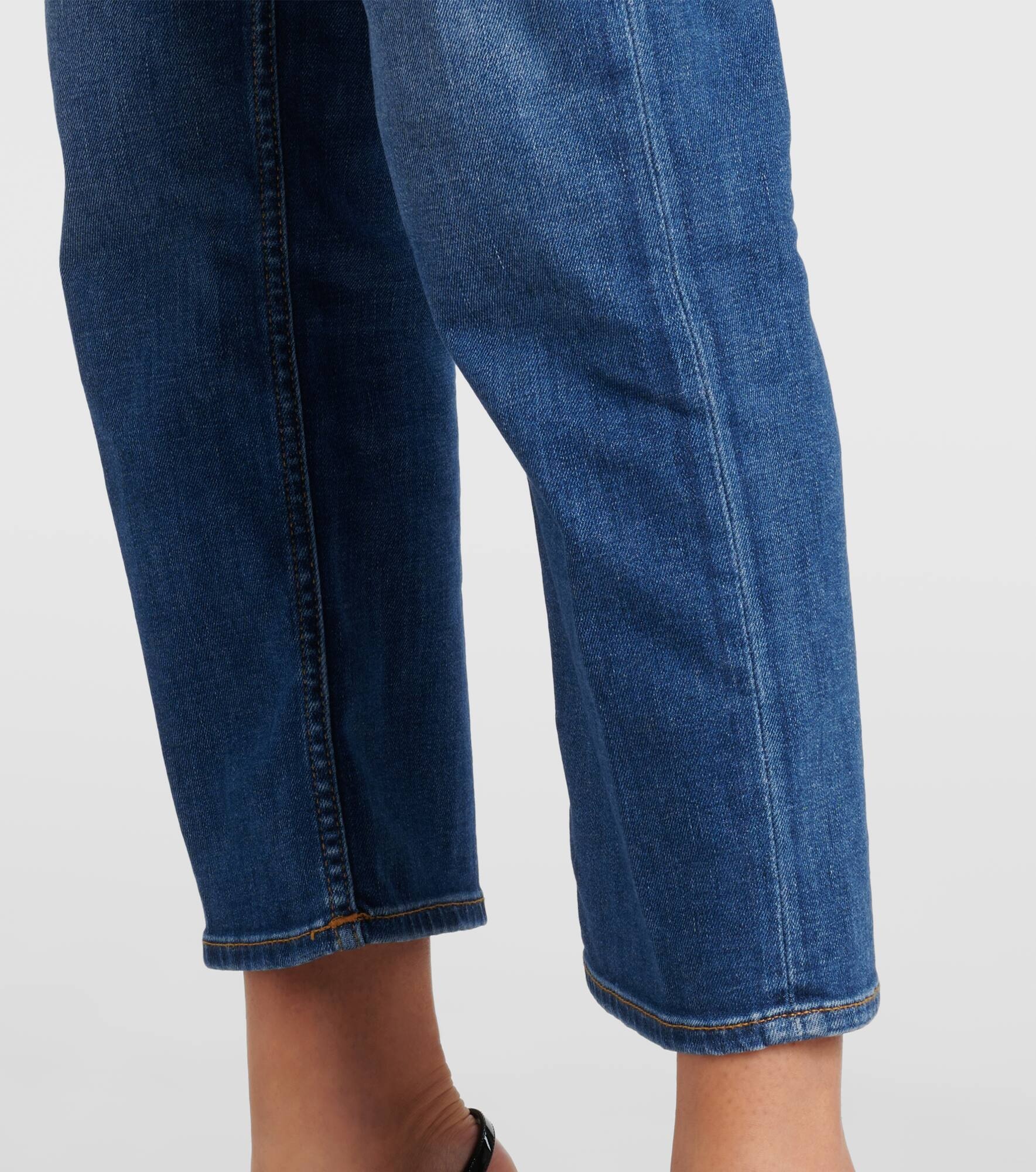 Stove Pipe mid-rise straight jeans - 5