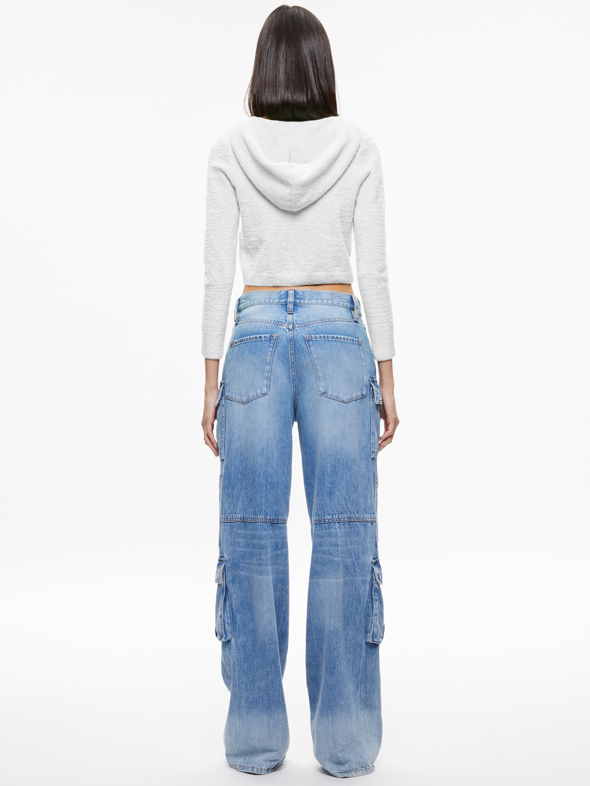 LIDELL CROPPED ZIP UP HOODIE - 3