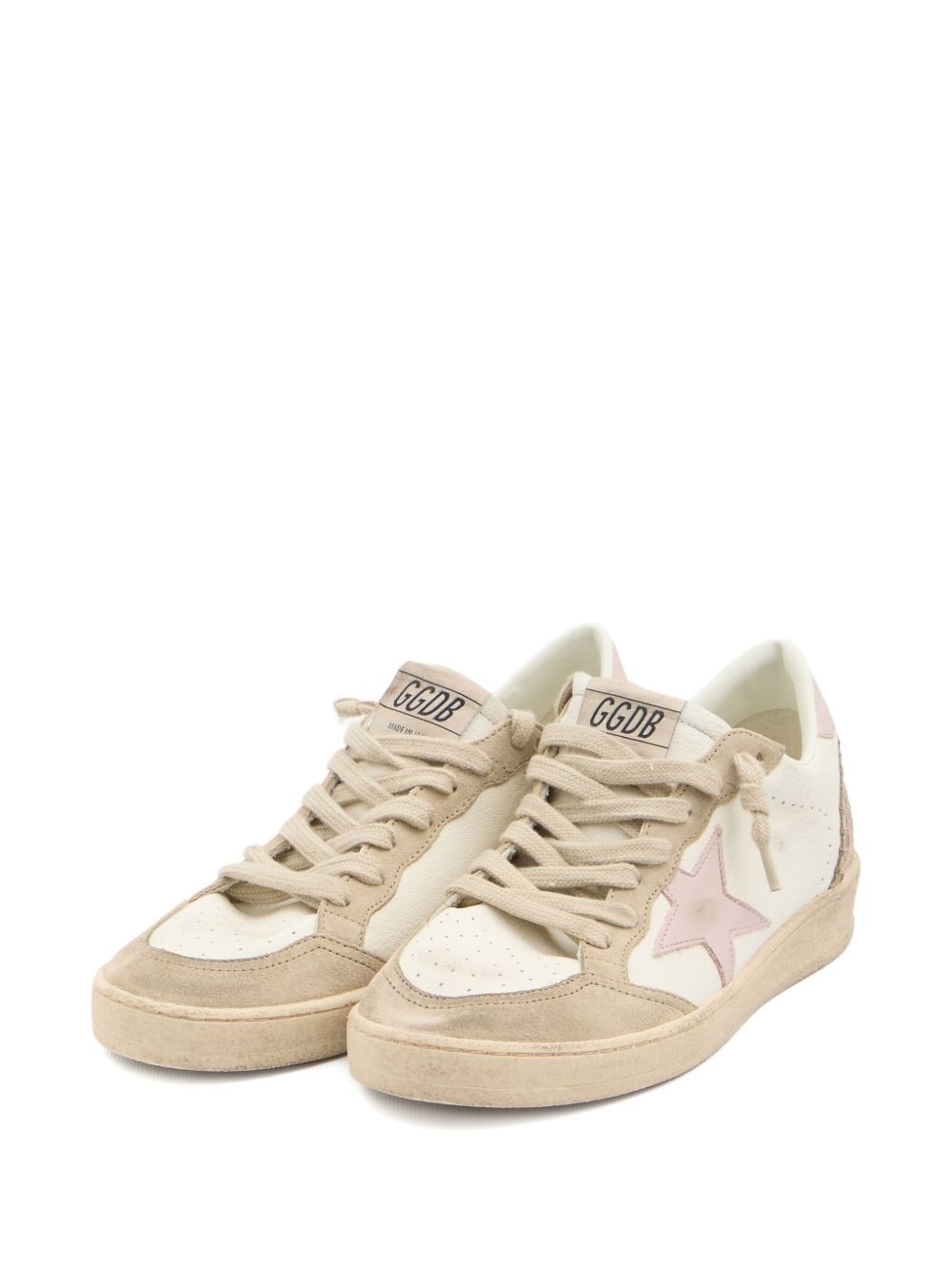 Ball Star suede-insert sneakers - 2