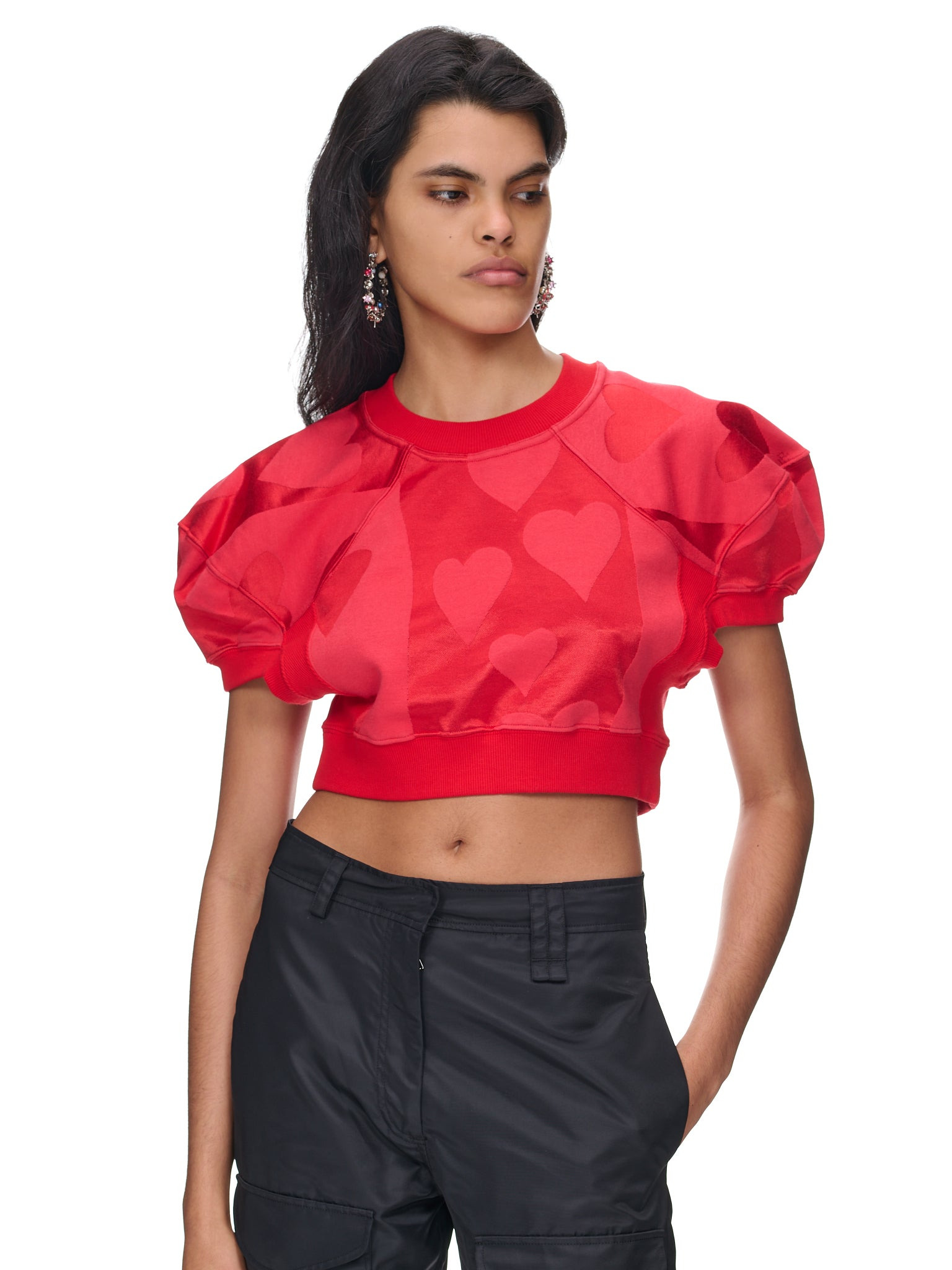 Cropped Hearts Top - 4
