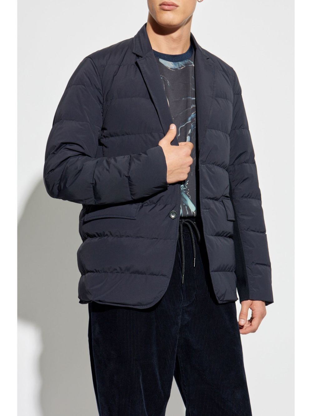 padded blazer - 3