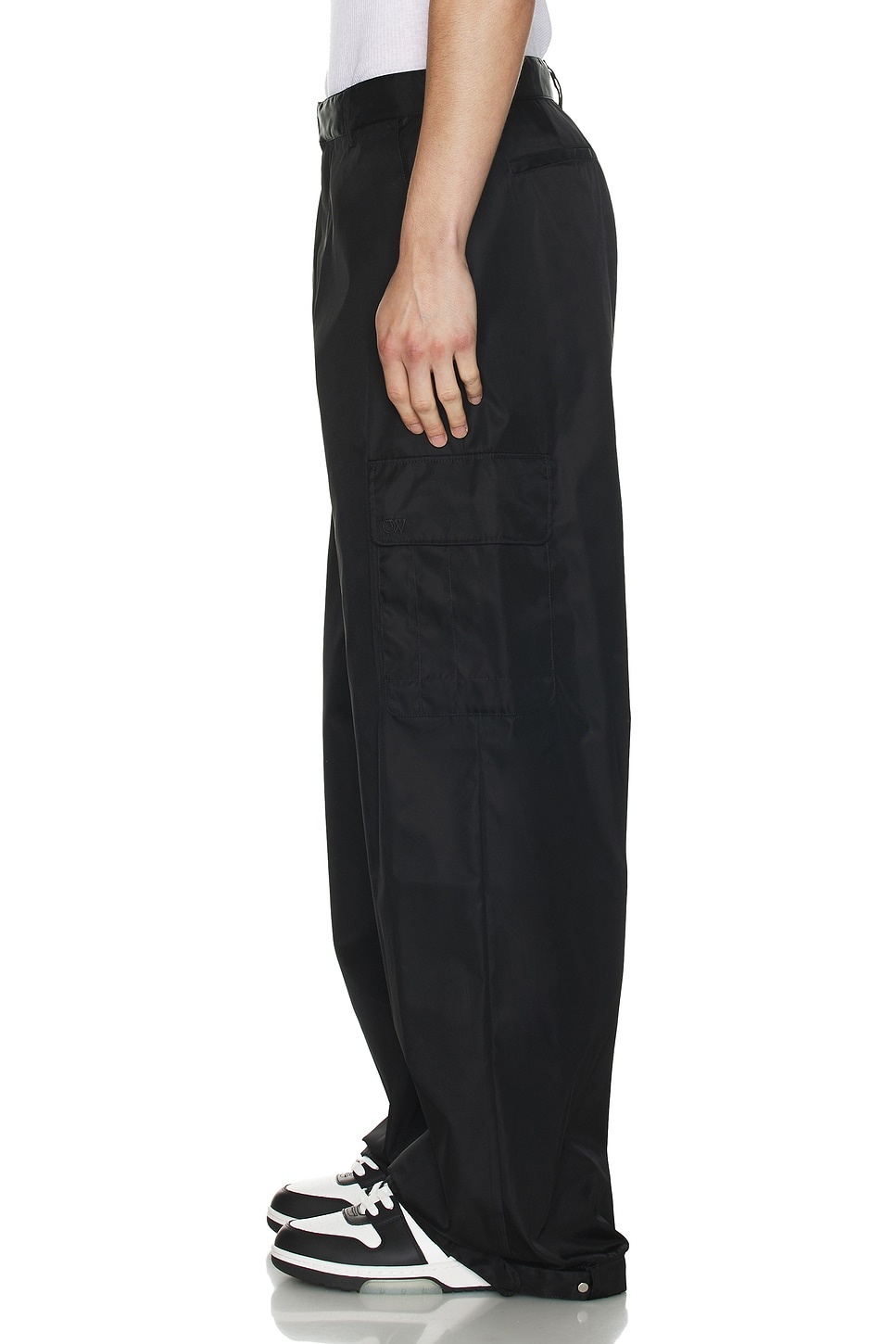 Emb Nylon Cargo Pant - 6