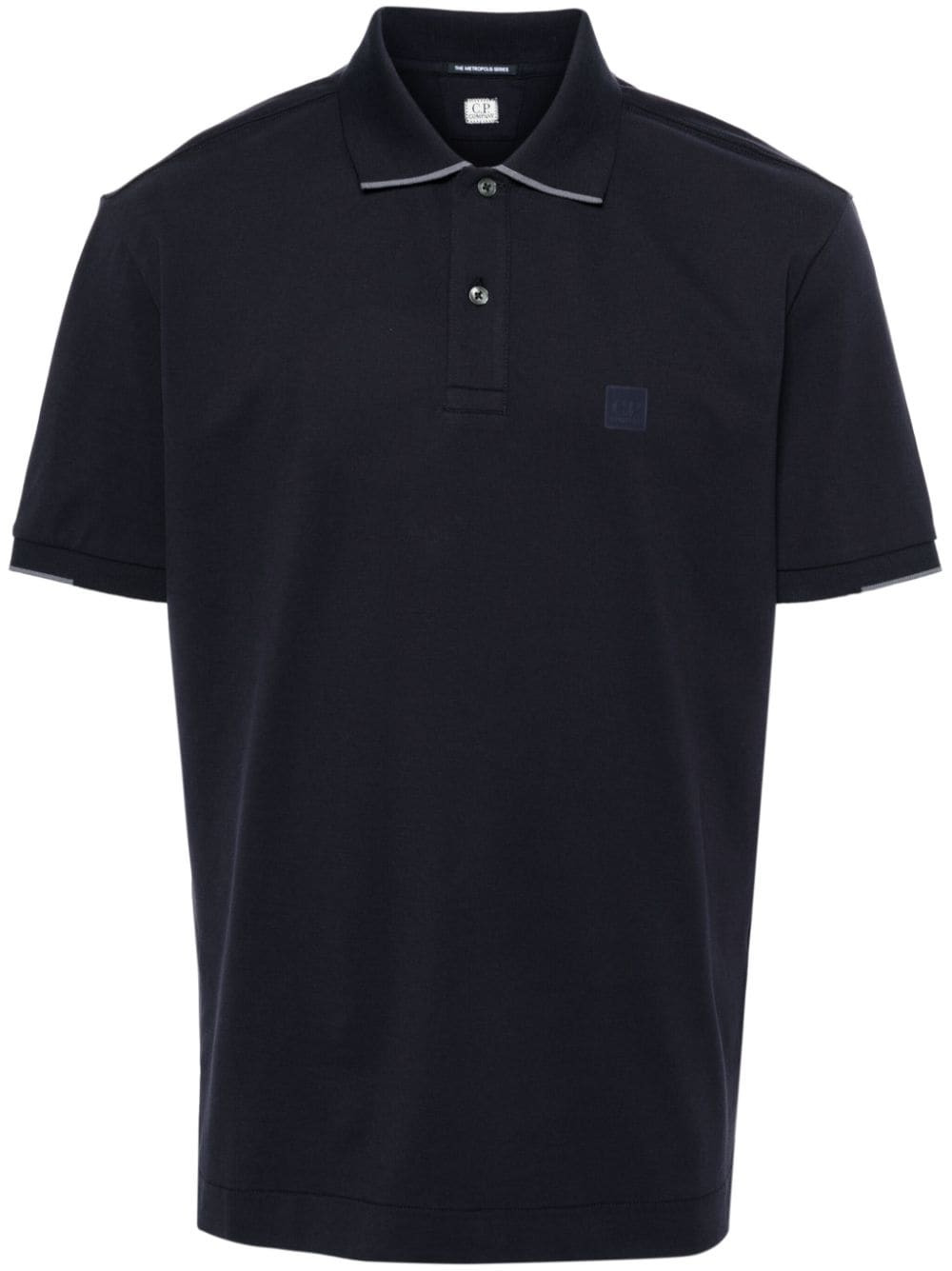 C.P. Company Men Logo Cotton Polo Shirt - 1