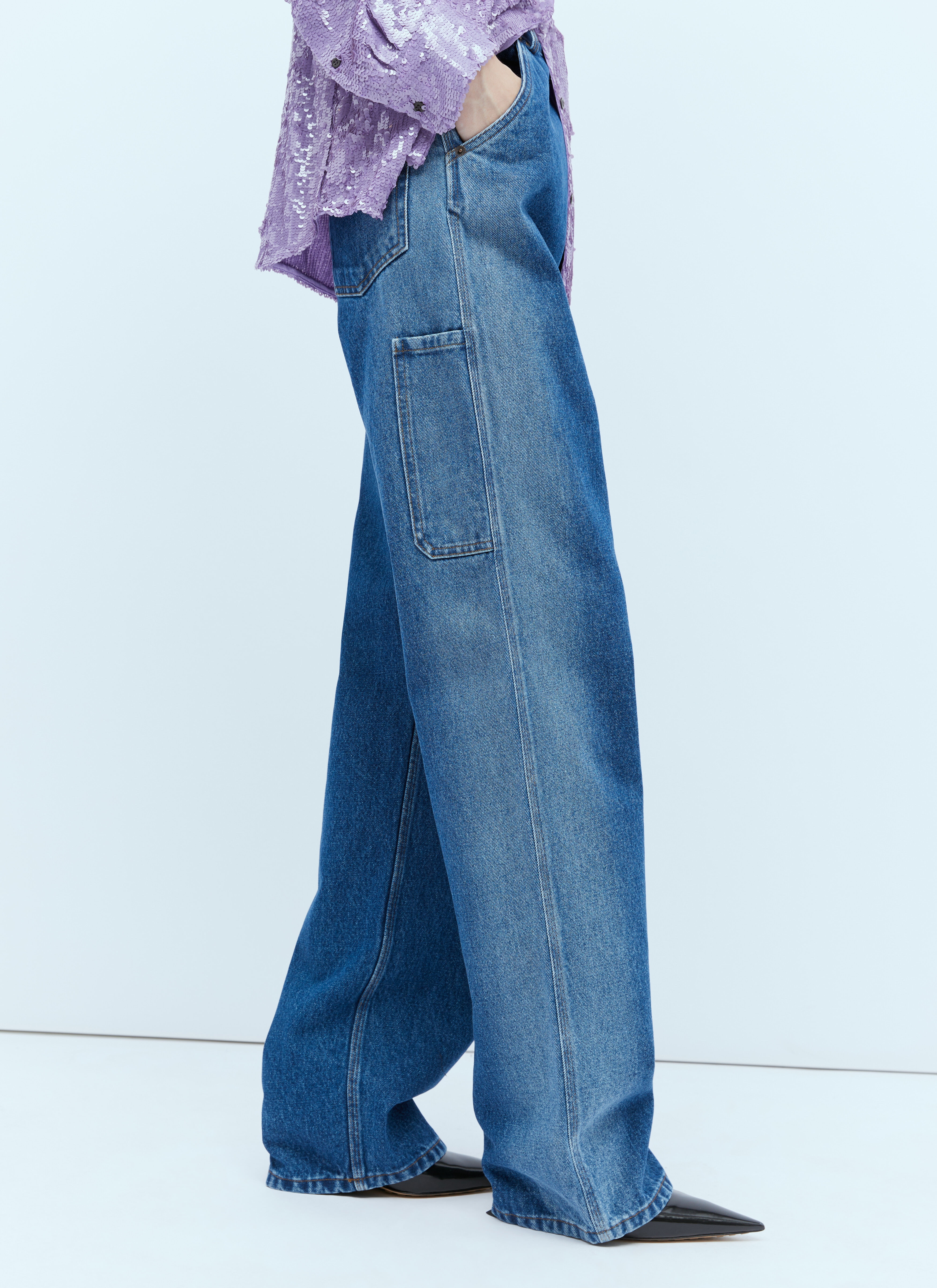 Straight Leg Jeans - 4