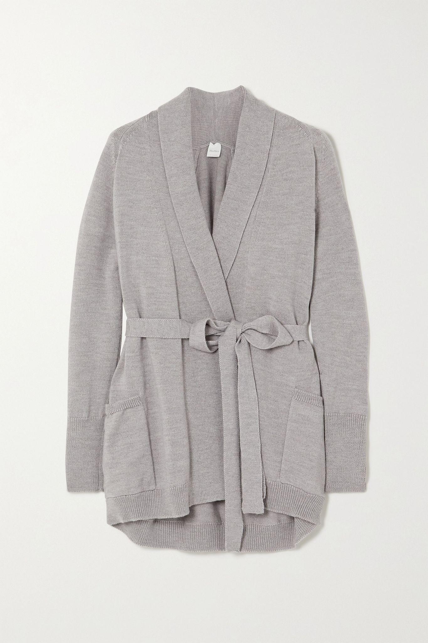 Leisure belted wool cardigan  - 1