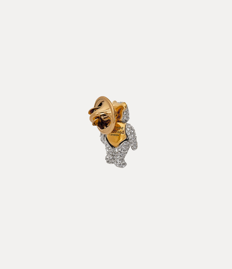 Vivienne Westwood LITTLE PAVE TEDDY CLUTCH PIN outlook