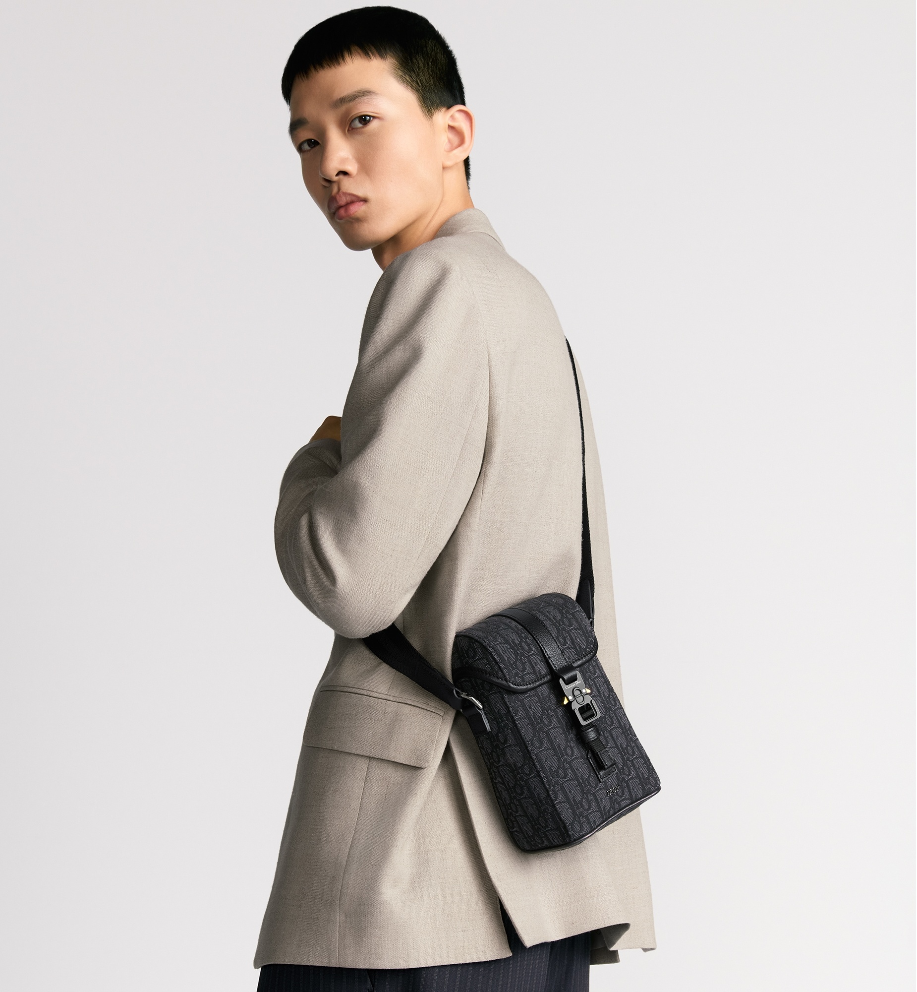 Mini Dior Hit the Road Vertical Messenger Bag with Flap - 2