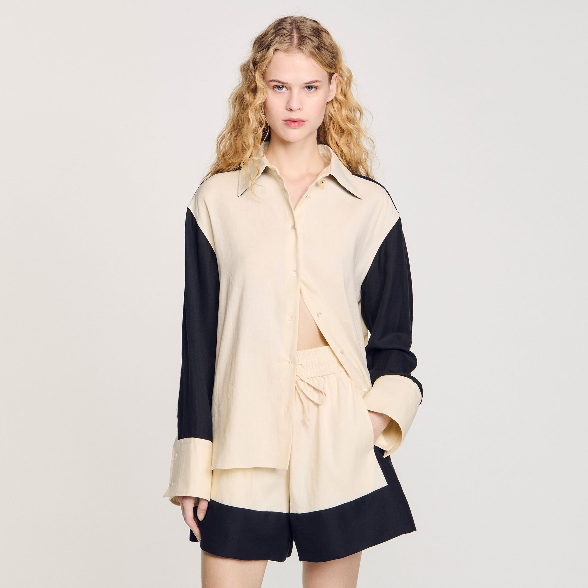TWO-TONE SHIRT - 4