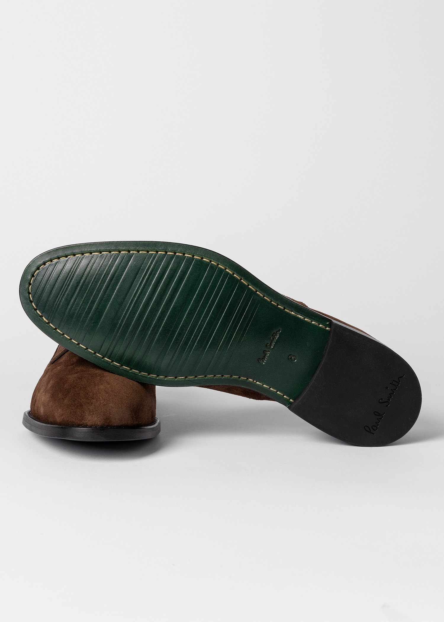 Chocolate Brown Suede 'Fes' Shoes - 4