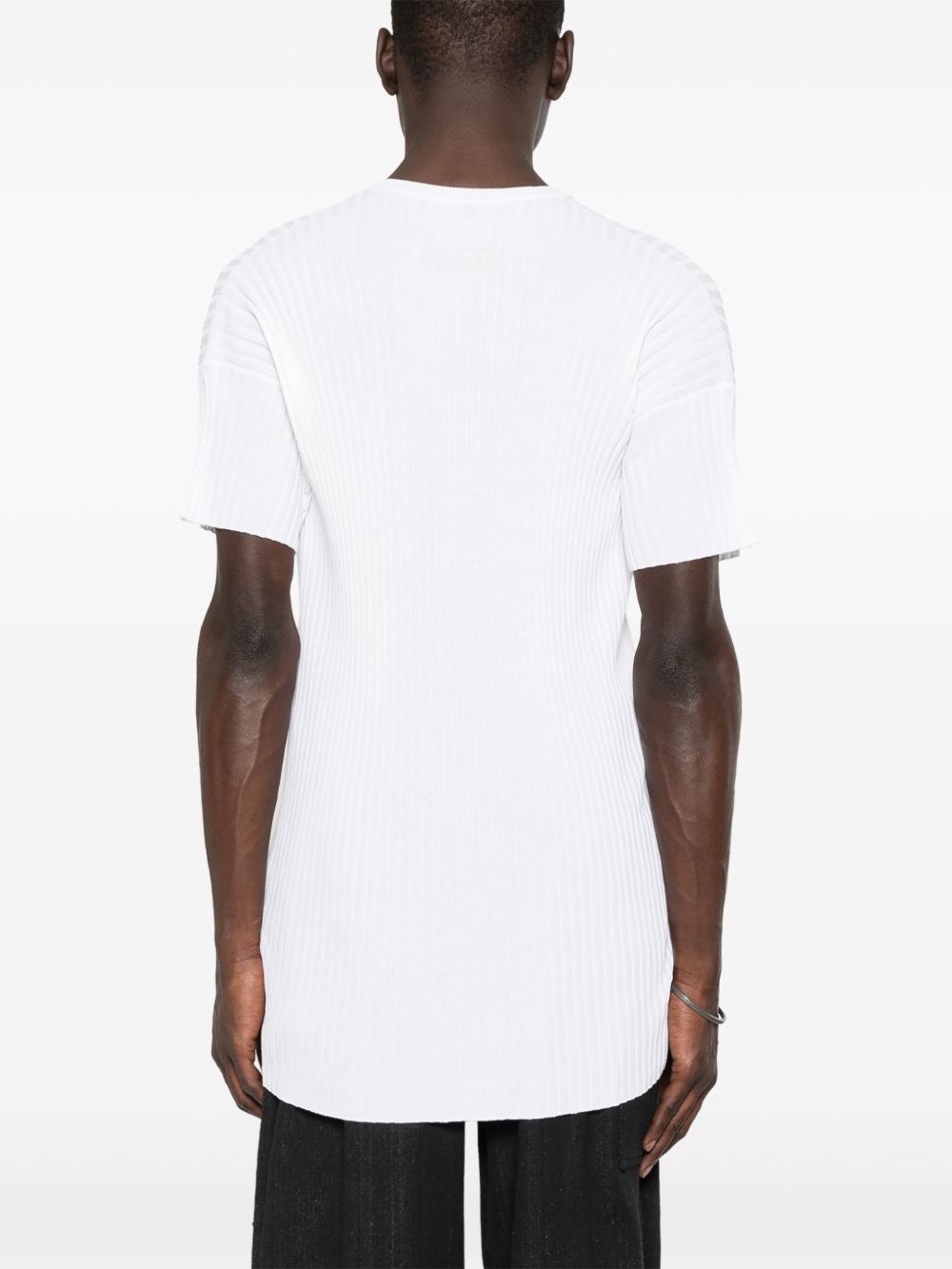 ribbed T-shirt - 3