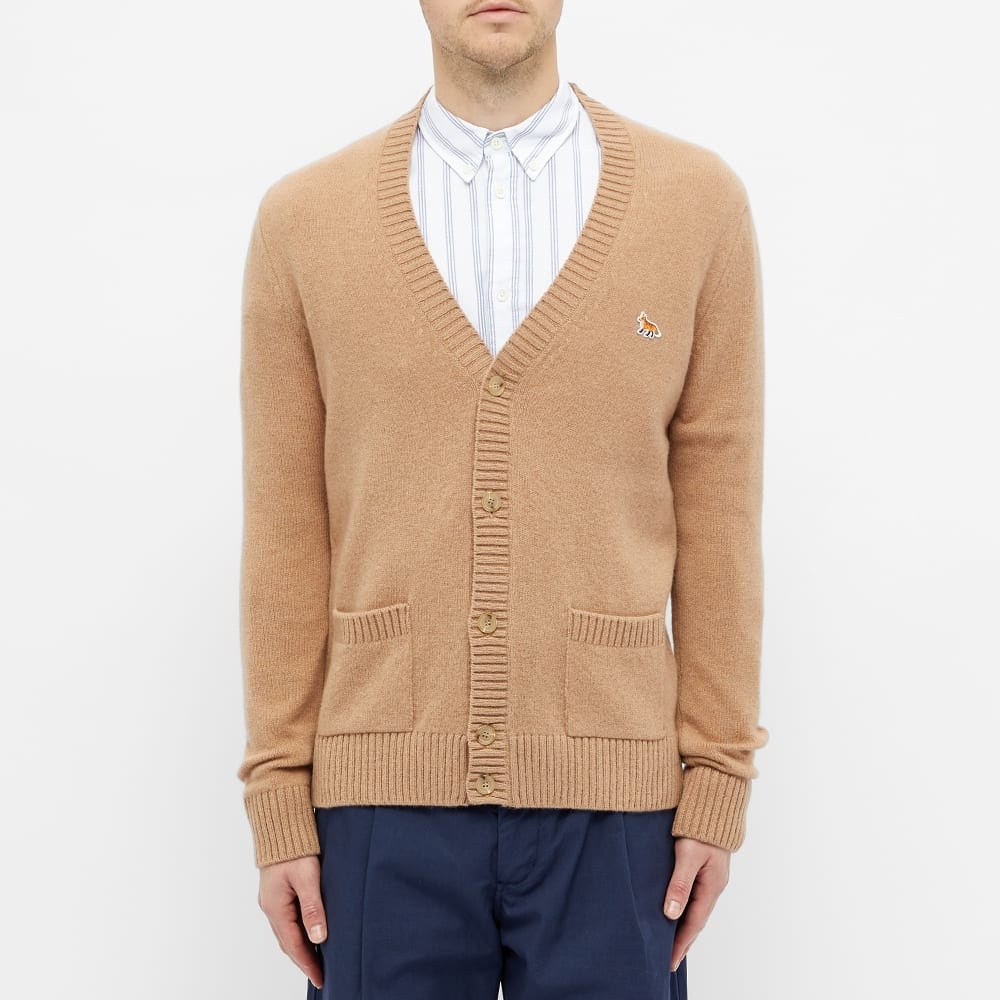 Maison Kitsuné Fox Lambswool Cardigan - 4