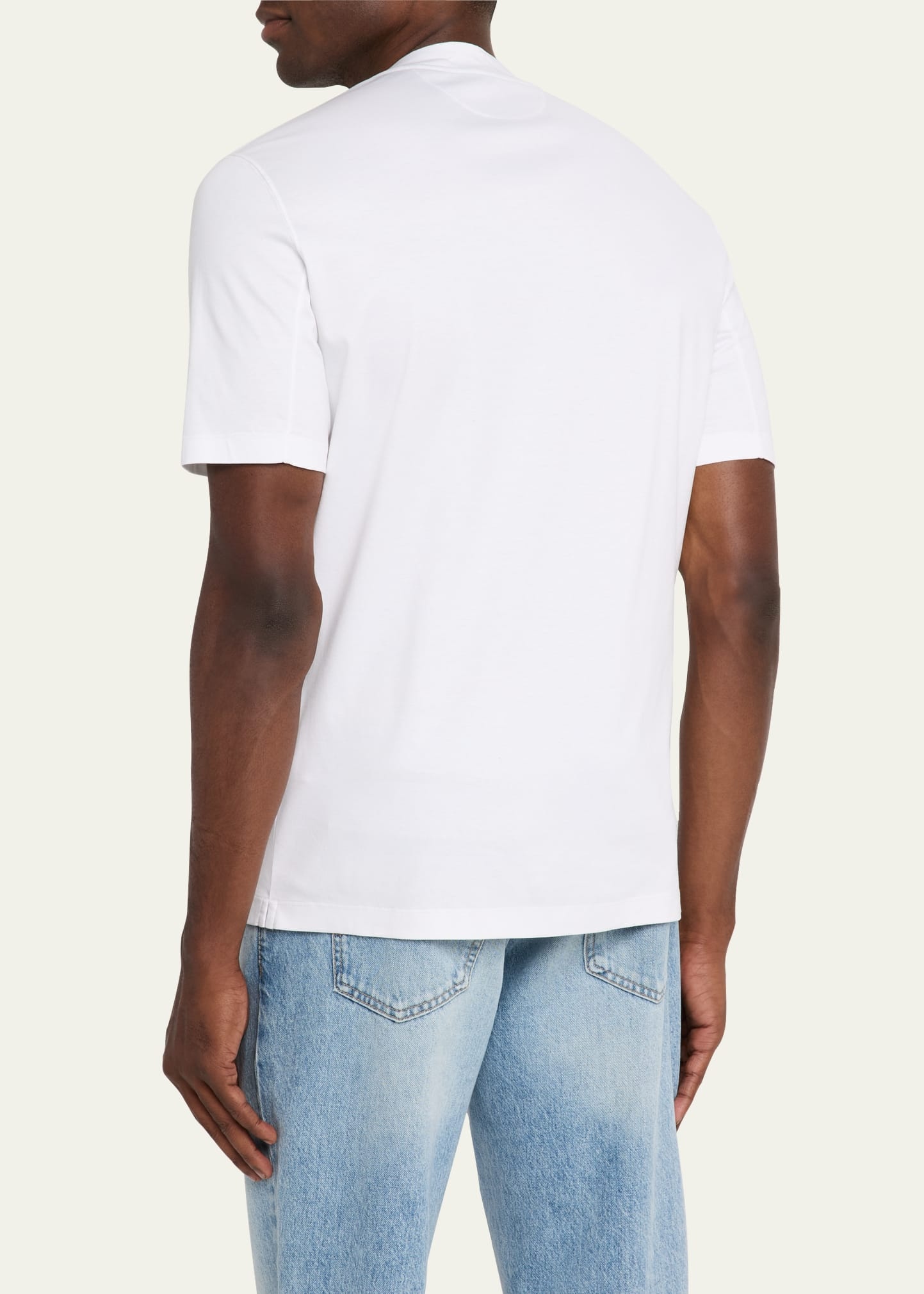 Men's Cotton Jersey Crewneck T-Shirt - 3