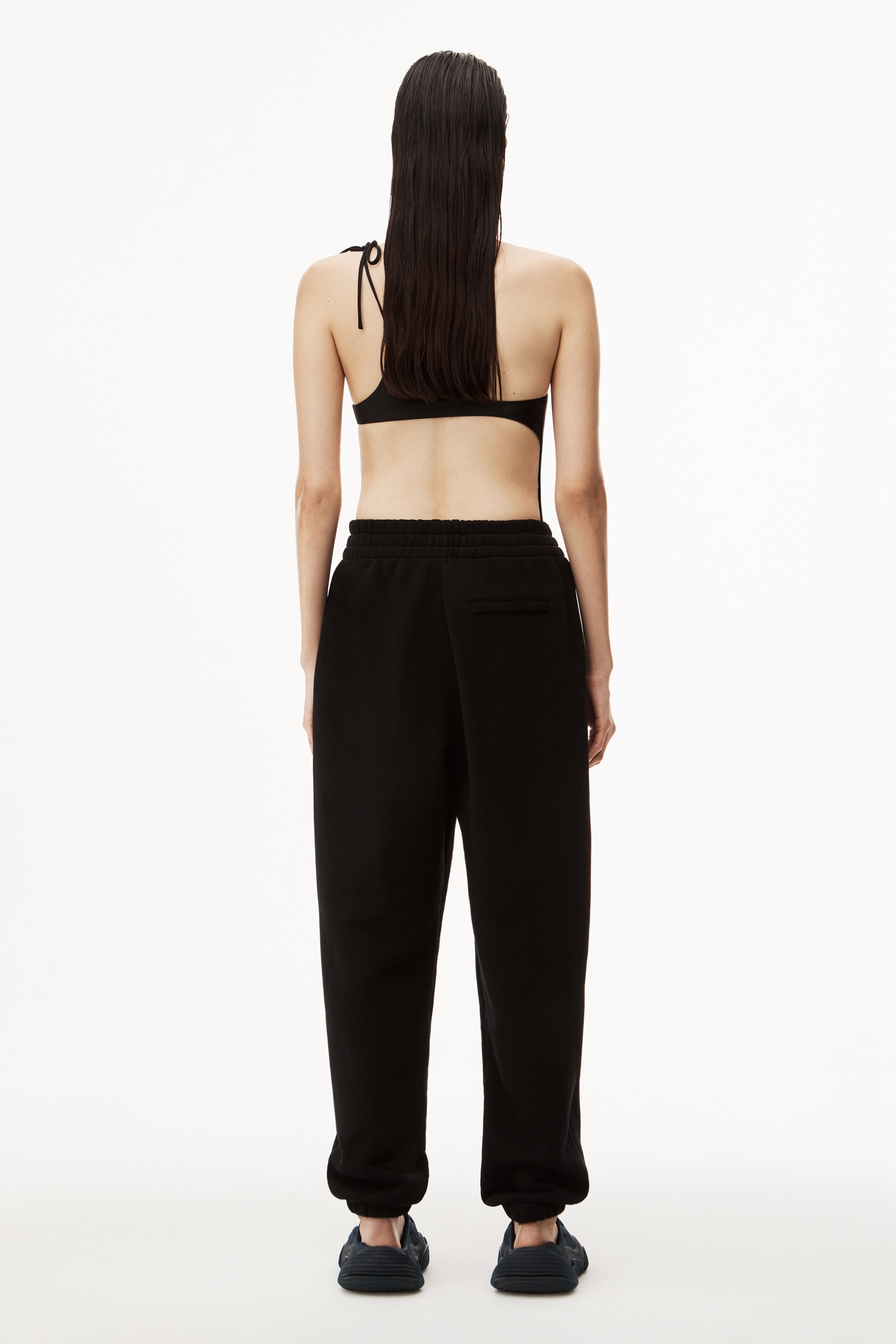 PUFF LOGO SWEATPANT IN STRUCTURED TERRY - 5