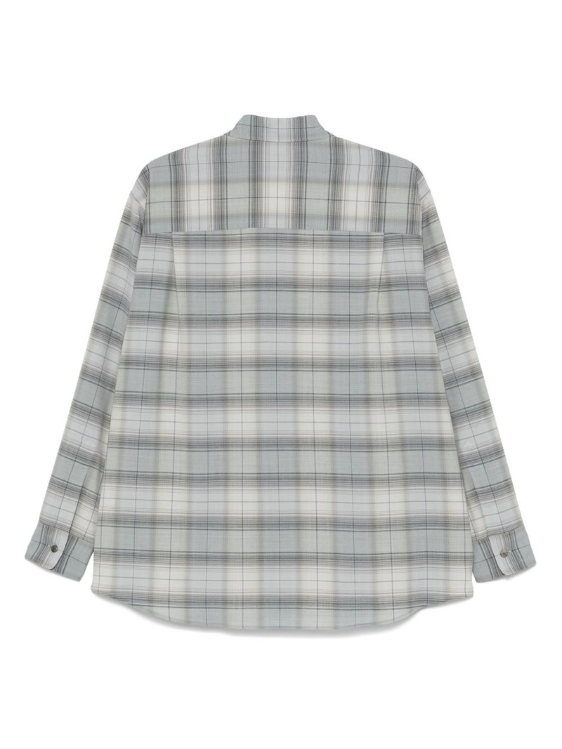 AURALEE wool check shirt outlook