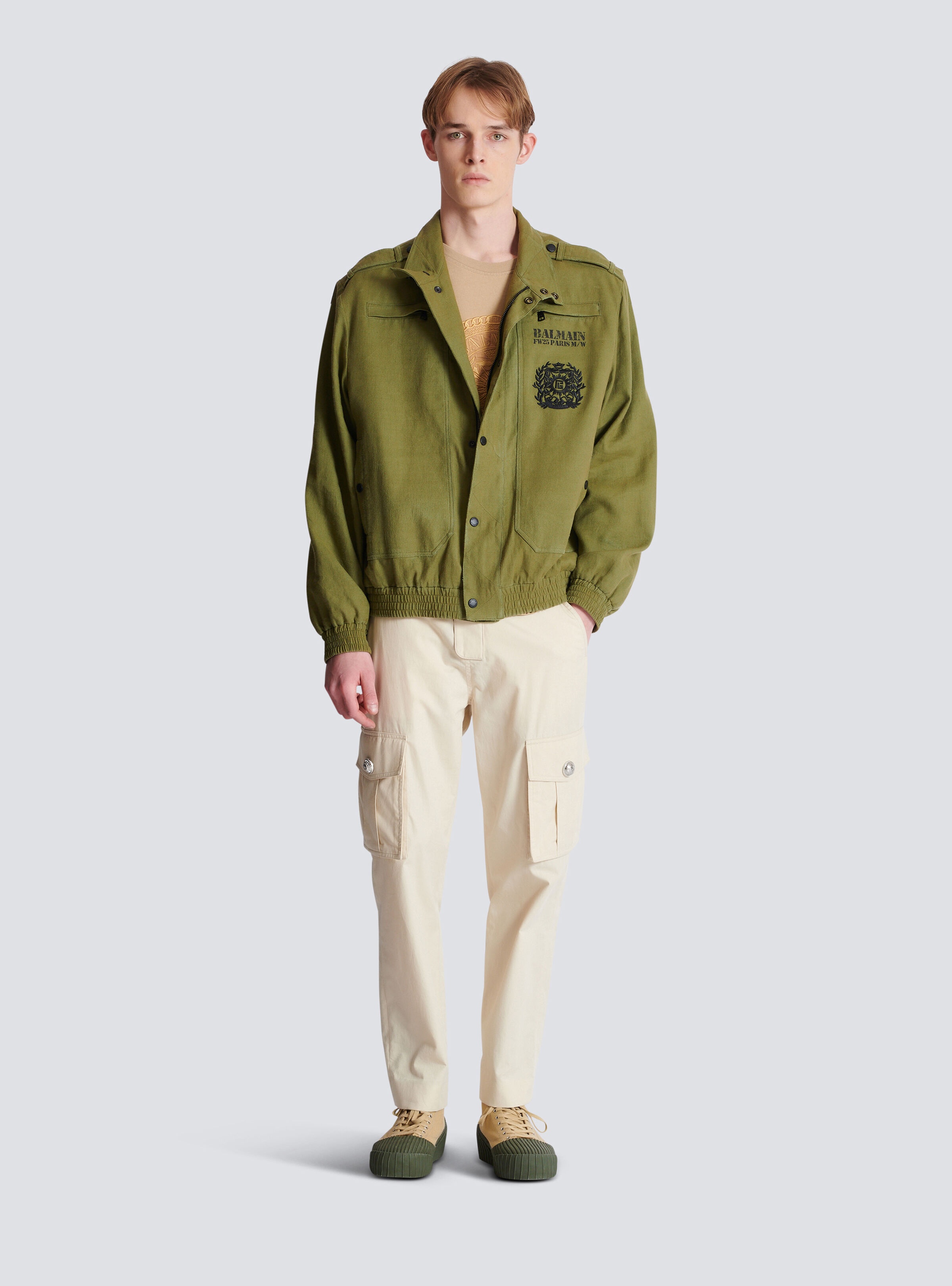 Cotton cargo trousers - 2