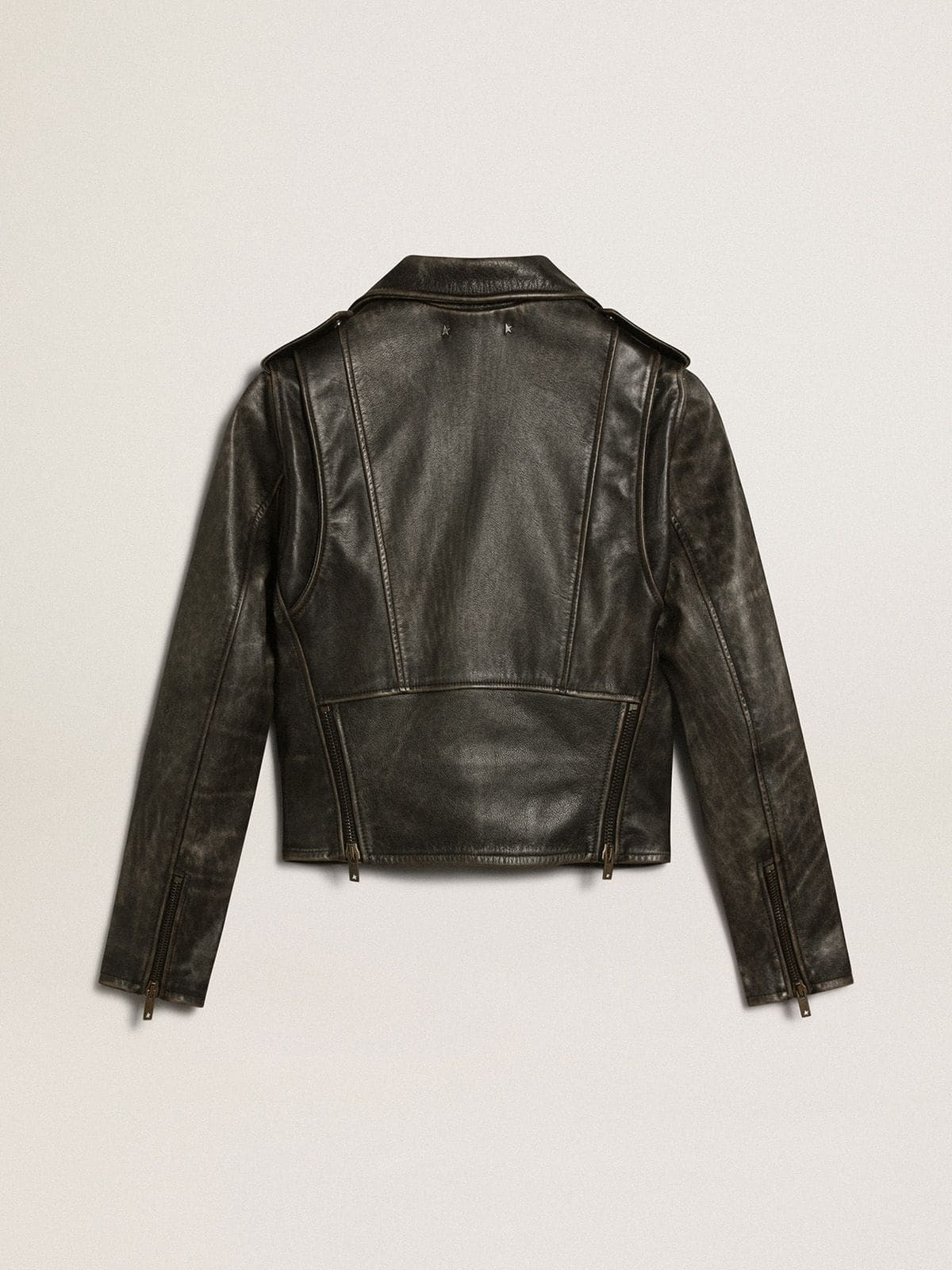 Women’s leather biker jacket - 5