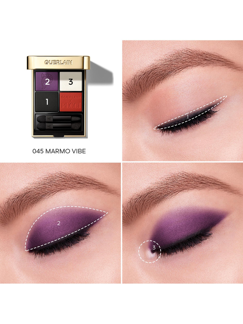 Women's Pucci x Guerlain Ombres G Marmo Vibe Eyeshadow Quad - 045 Marmo Vibe 6