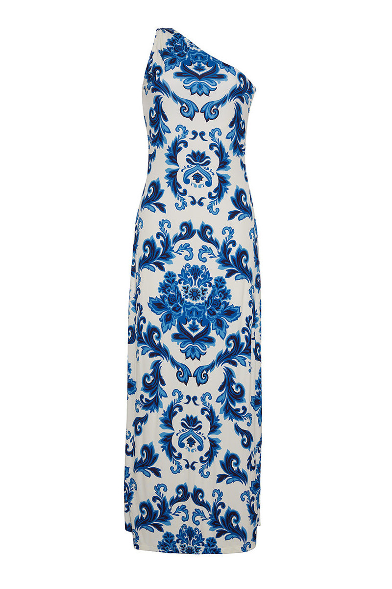 Nicky Dress A Sculpted Drape and One-Shoulder Allure 1