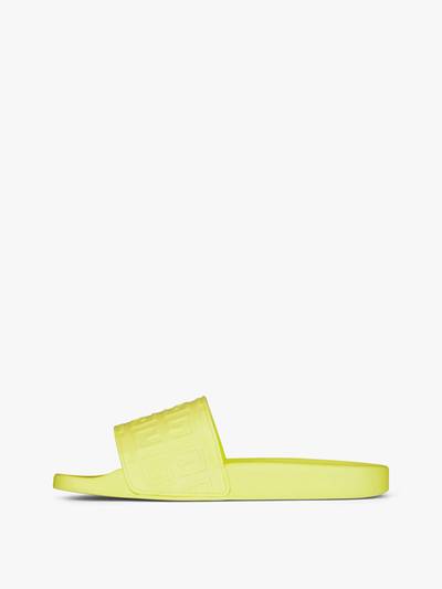 Givenchy GIVENCHY PARIS FLAT SANDALS IN 4G LEATHER outlook