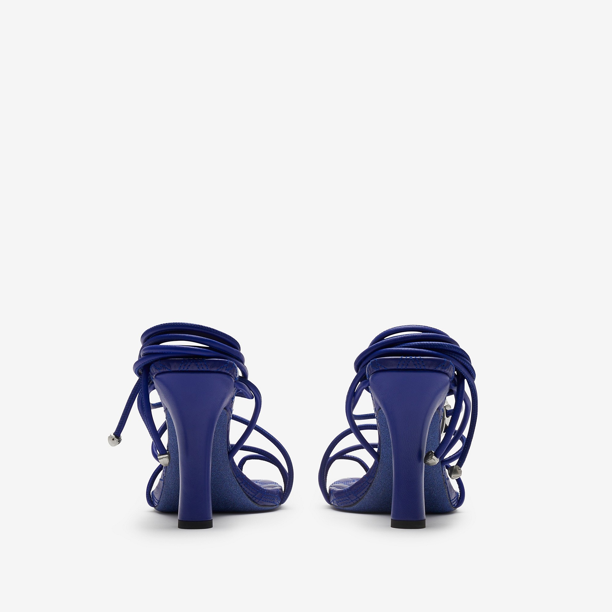 Leather Ivy Shield Heeled Sandals - 4