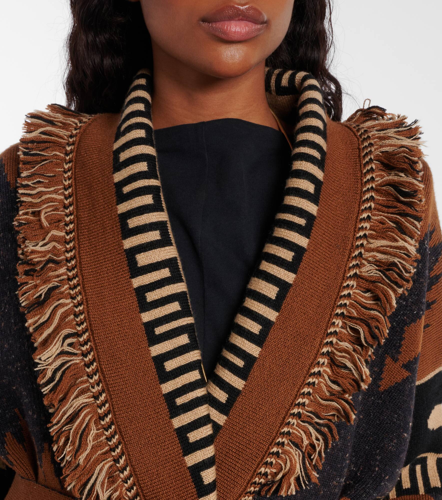 Dreamscape wool-blend cardigan - 4