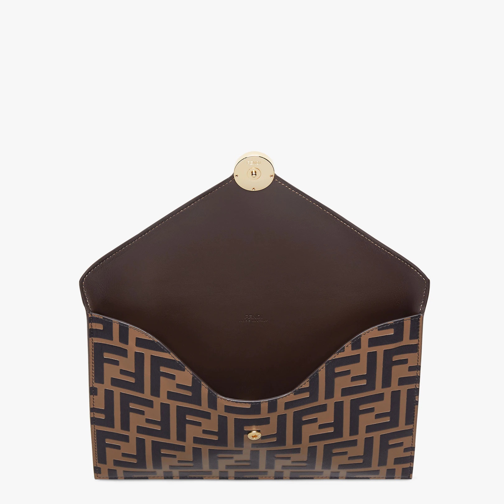 Brown leather pouch - 3